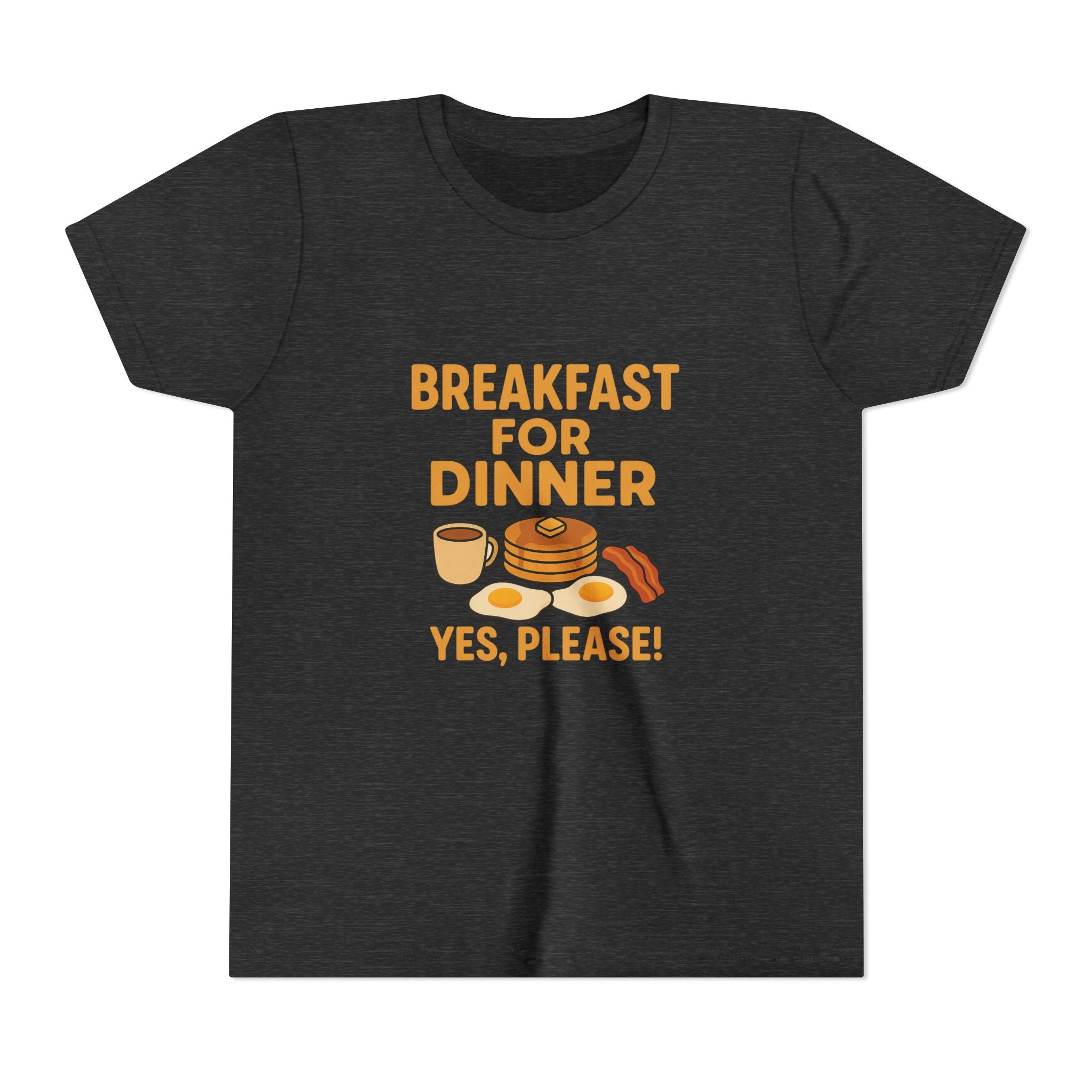 Breakfast For Dinner Youth Short Sleeve Tee