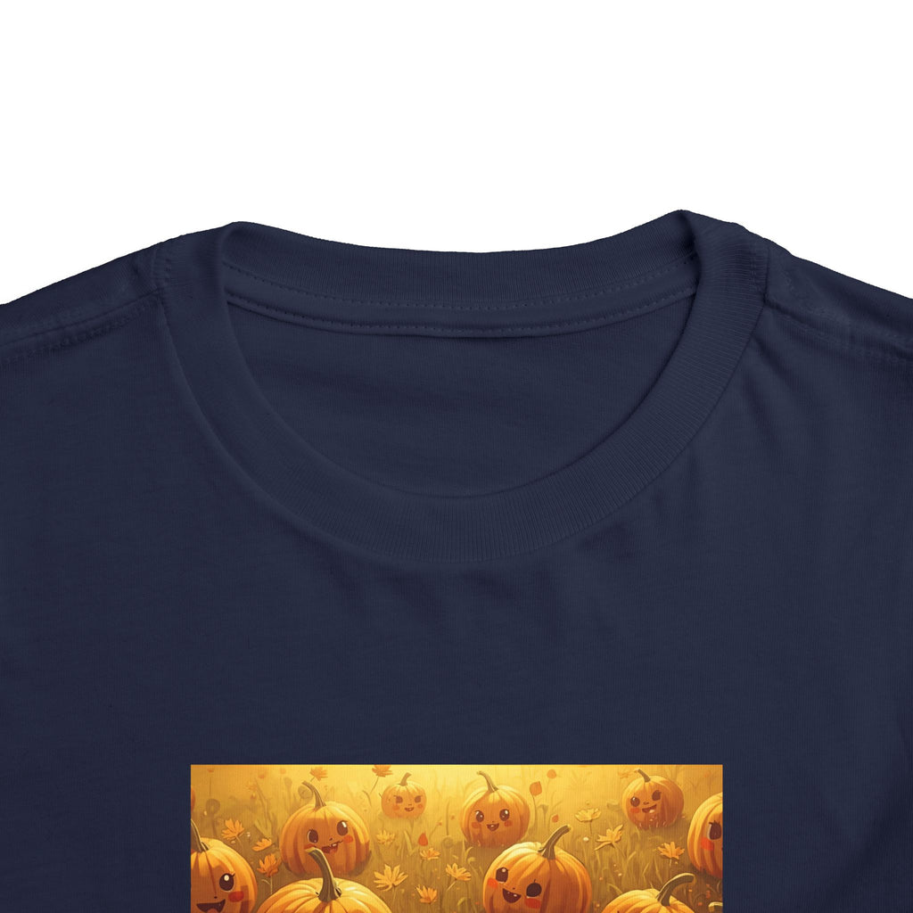 Pumpkin Halloween Toddler Tee - Cute Halloween Shirt, Fall Outfit, Pumpkin Lovers Gift, Kids Halloween Apparel, Toddler Party Tee