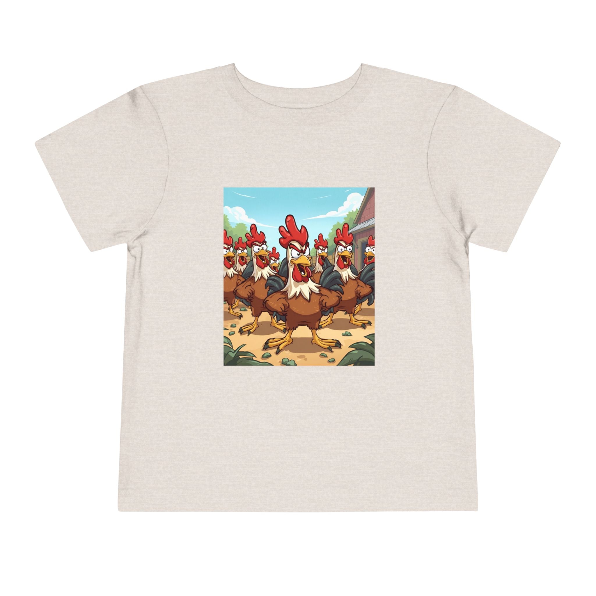 Chicken Funny Toddler Short Sleeve Tee