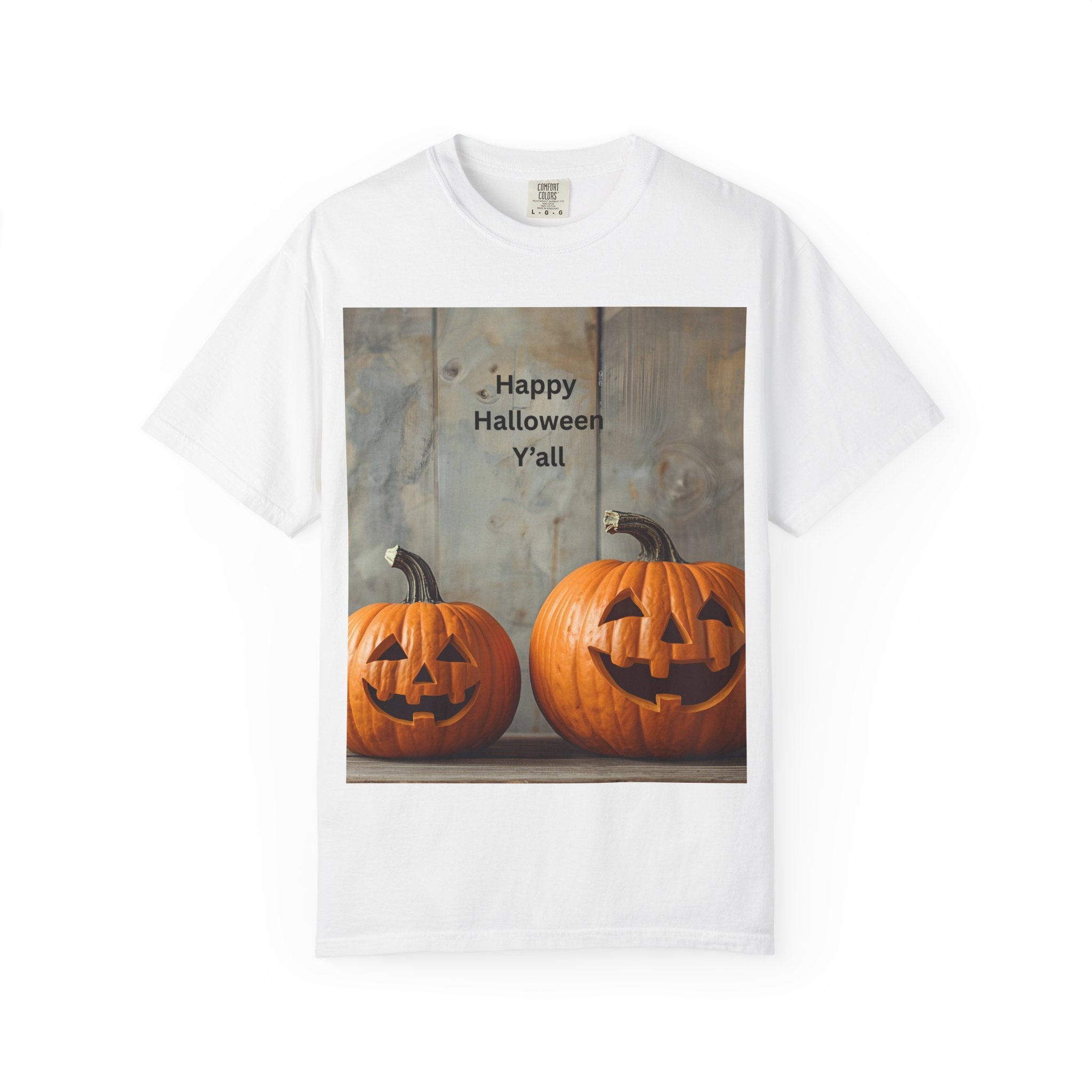 Happy Halloween Unisex T-Shirt, Spooky Fall Tee, Pumpkin Graphic Shirt, Halloween Costume Top, Fall Celebration Wear