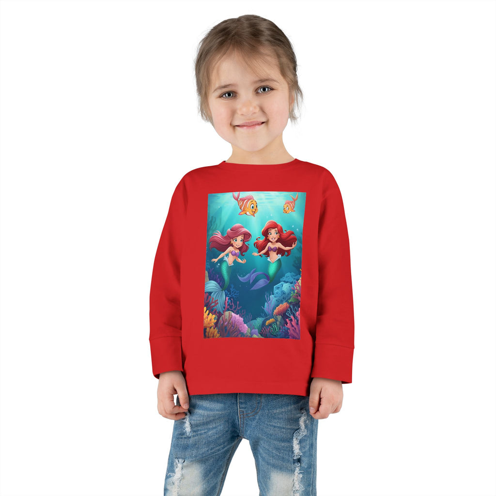 Mermaid Toddler Long Sleeve Tee