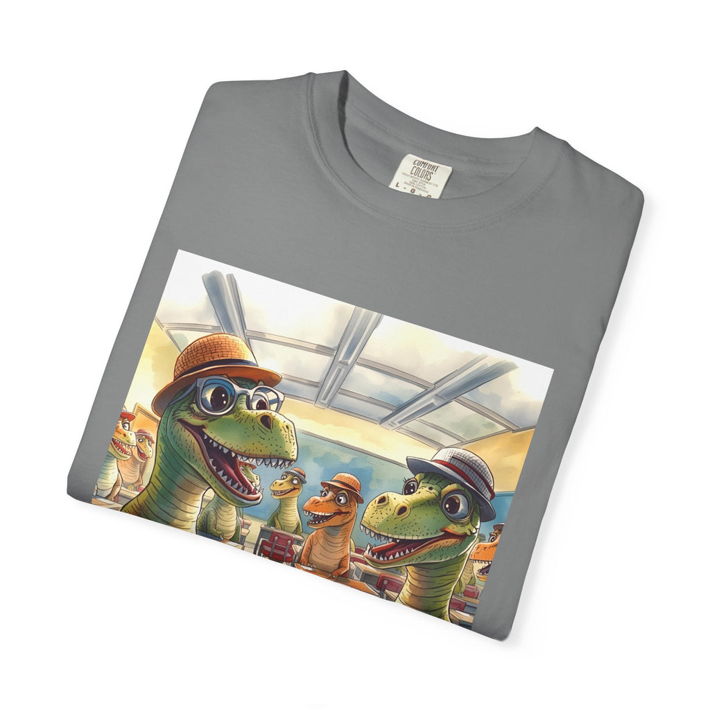 Dinosaur Classroom Unisex T-shirt, Fun Gift for Kids, Cool Graphic Tee for Teachers, Classroom Humor Outfit, Unique Dino Design