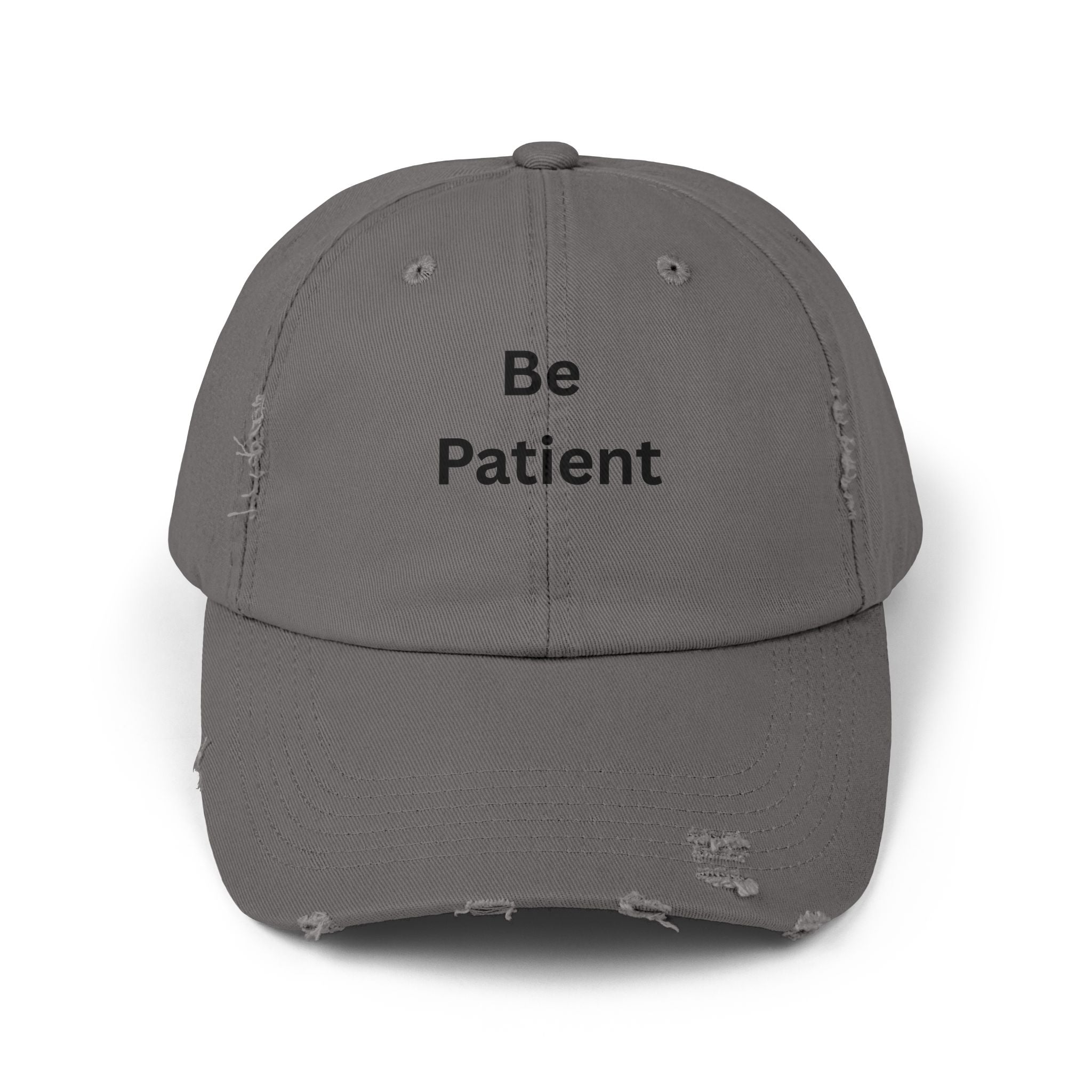 Distressed Cap with Inspirational Text, Casual Streetwear Hat, Gift for Friends and Family, Unisex Fashion Accessories, Relaxed Style Hat