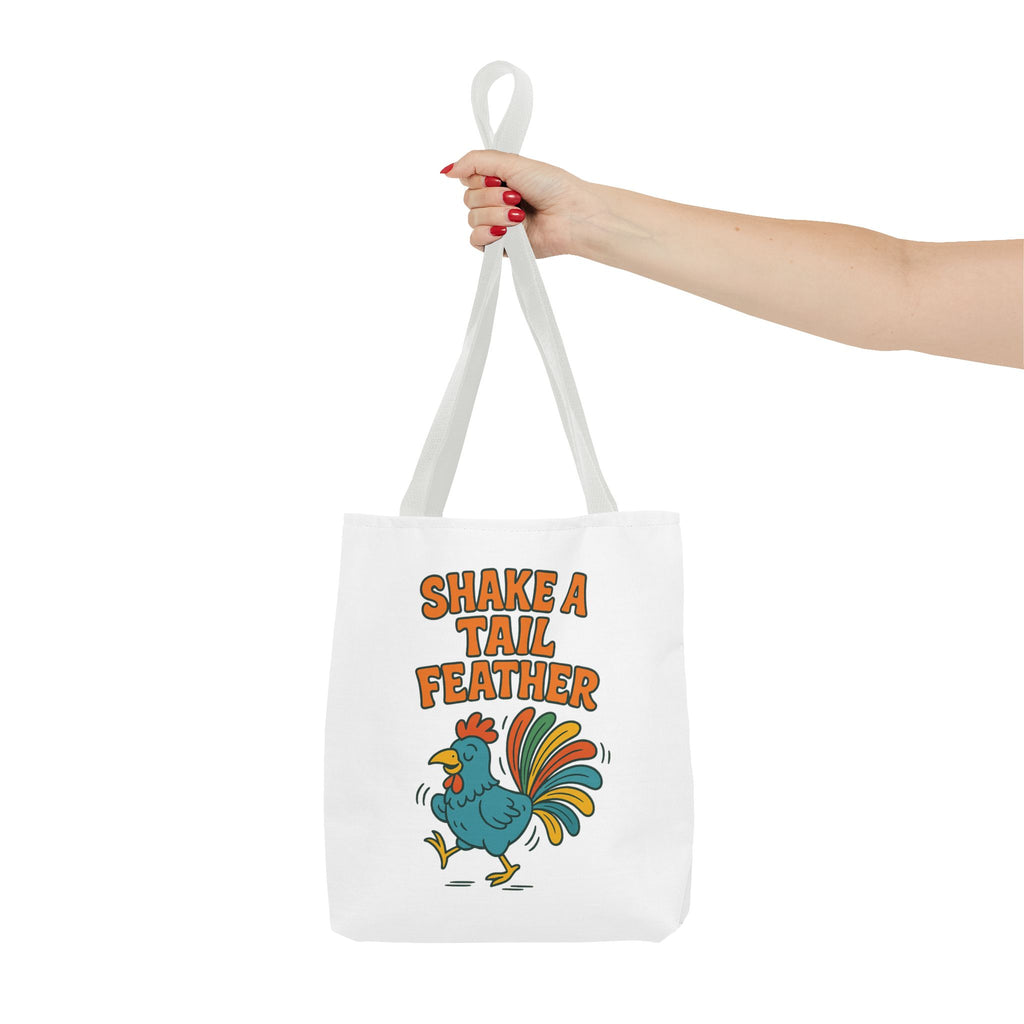 Shake A Tail Feather Funny Chicken Tote