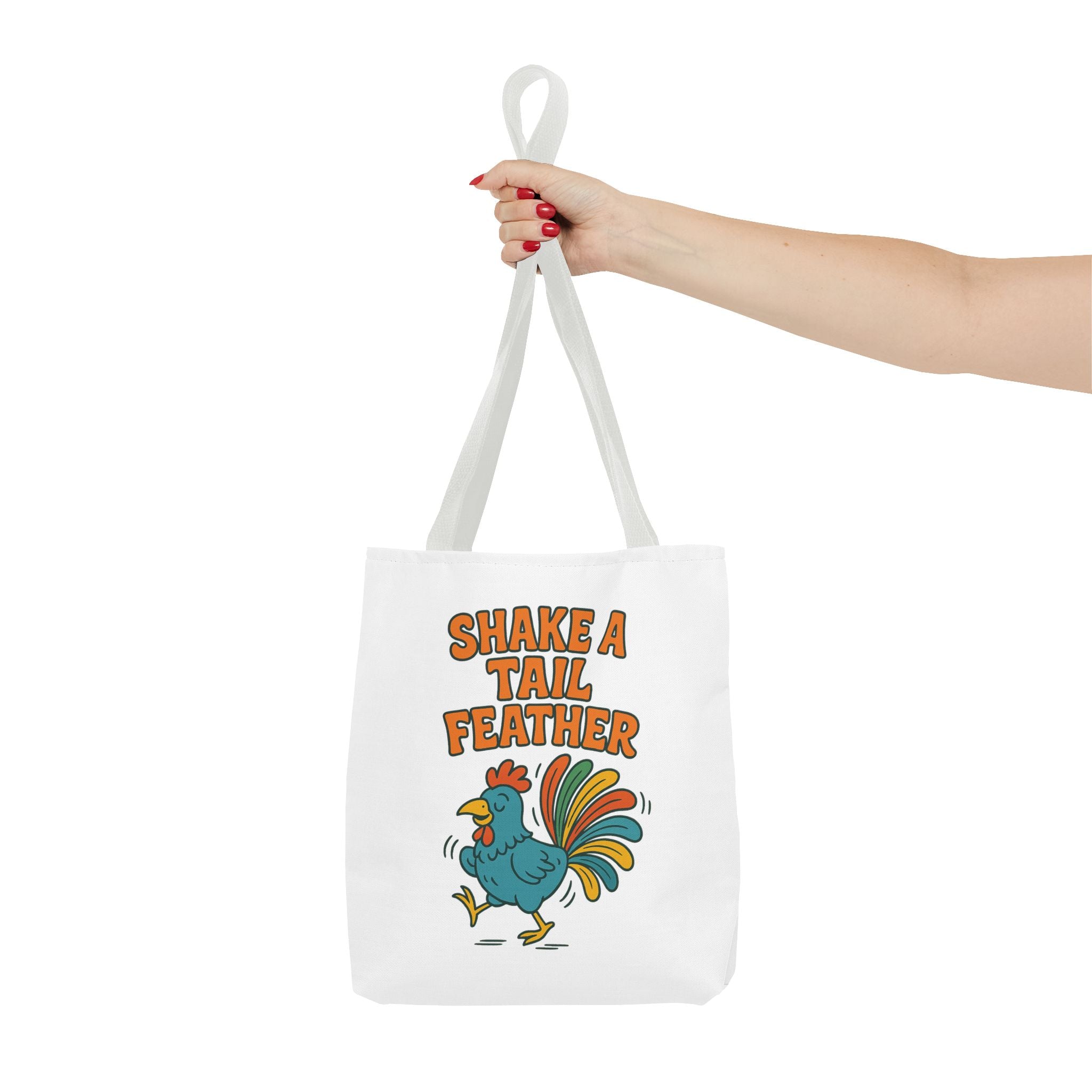 Shake A Tail Feather Funny Chicken Tote