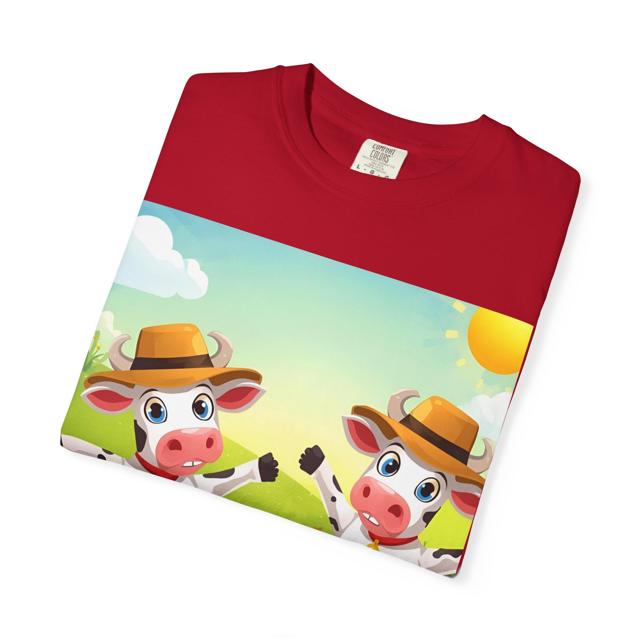 Cute Cow Fun Farm Playful Cow Graphic T-Shirt, Fun Tee for Kids, Animal Lovers, Farm Life, Casual Wear, Summer Vibes, Birthday Gift