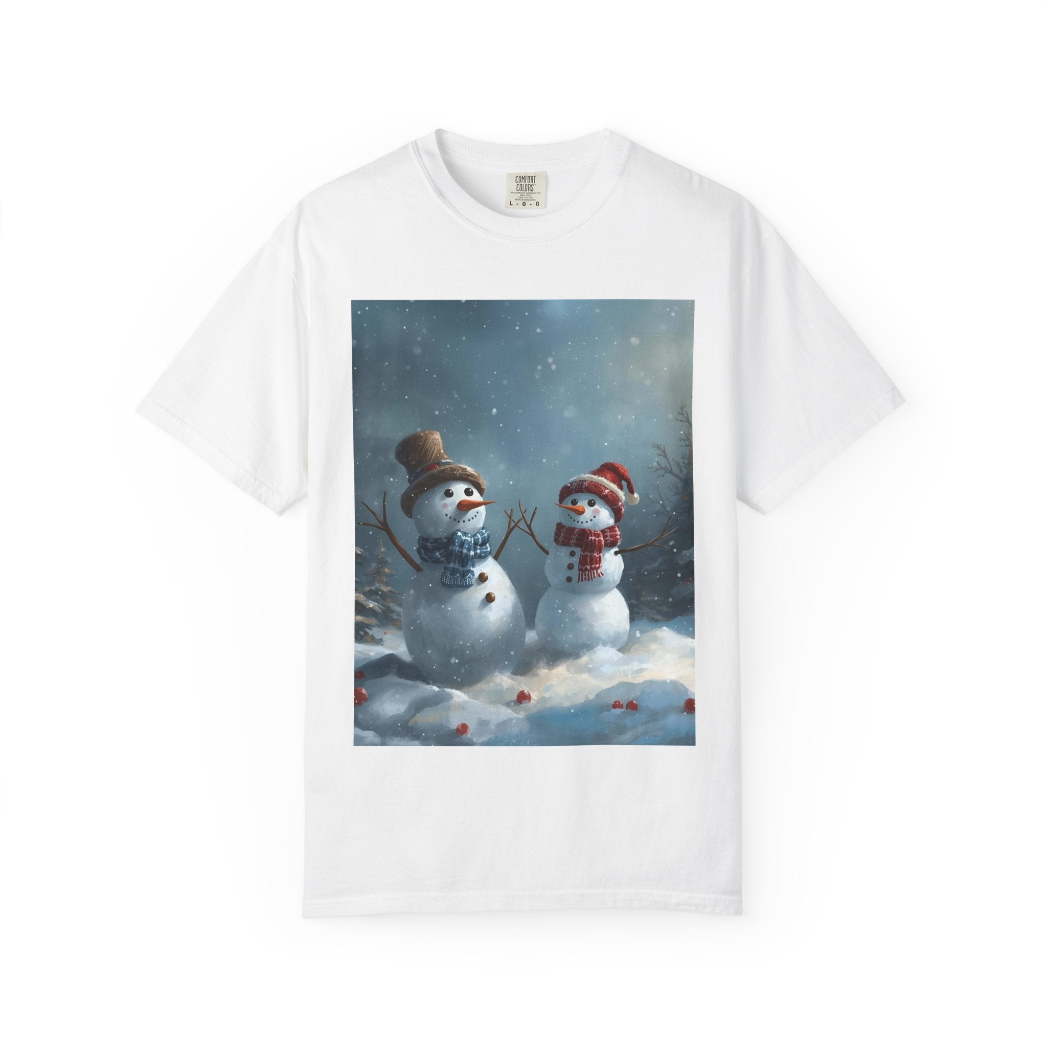 Christmas Winter Snowman T-Shirt, Festive Holiday Tee, Family Holiday Shirt, Cozy Winter Outfit, Seasonal Gift Idea