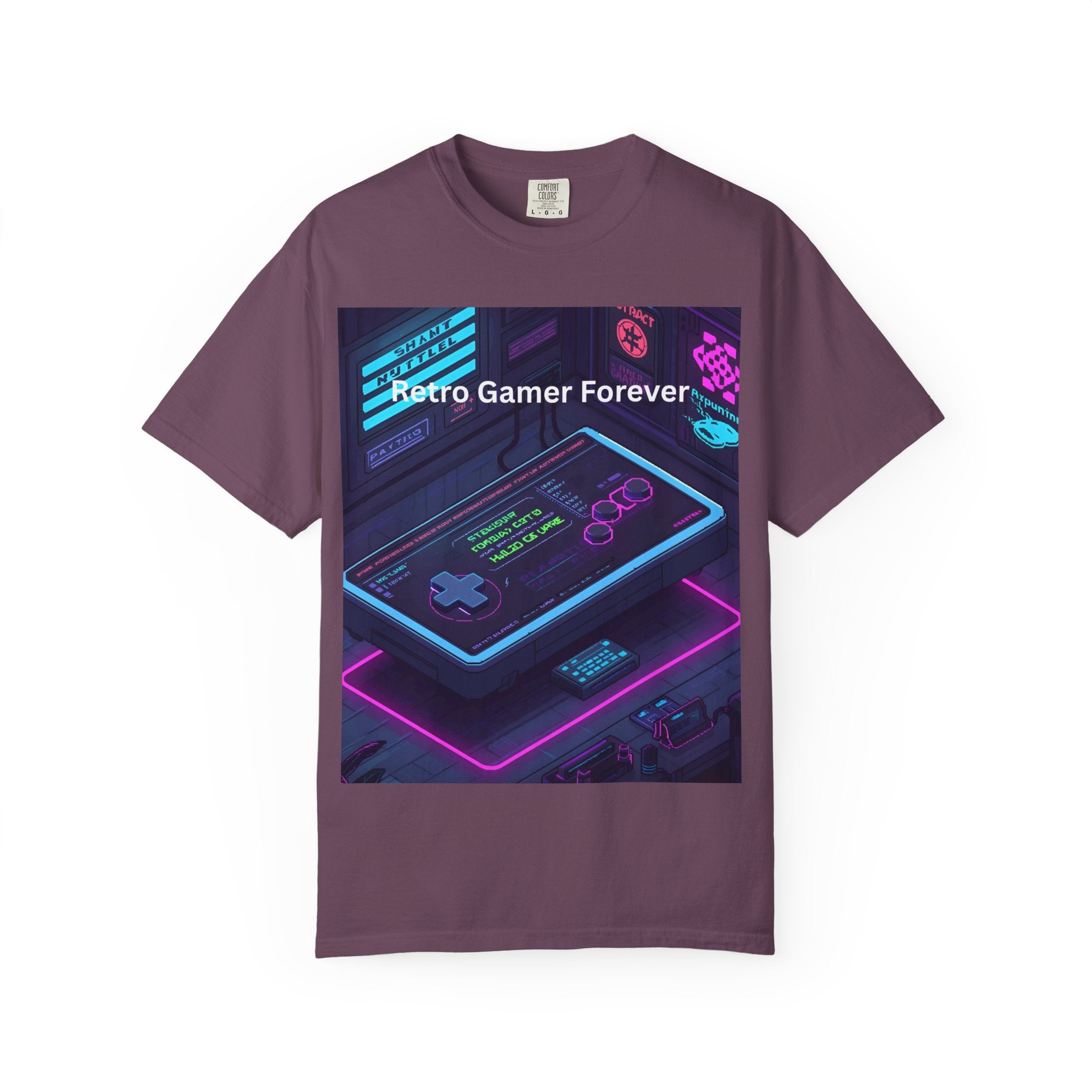 Retro Game Controller Unisex Garment-Dyed T-shirt