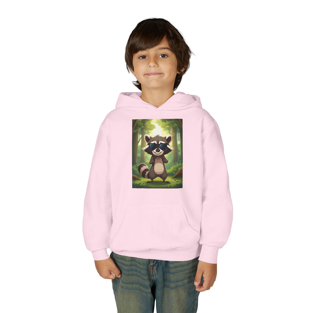 Raccoon Youth Heavy Blend Hooded Sweatshirt