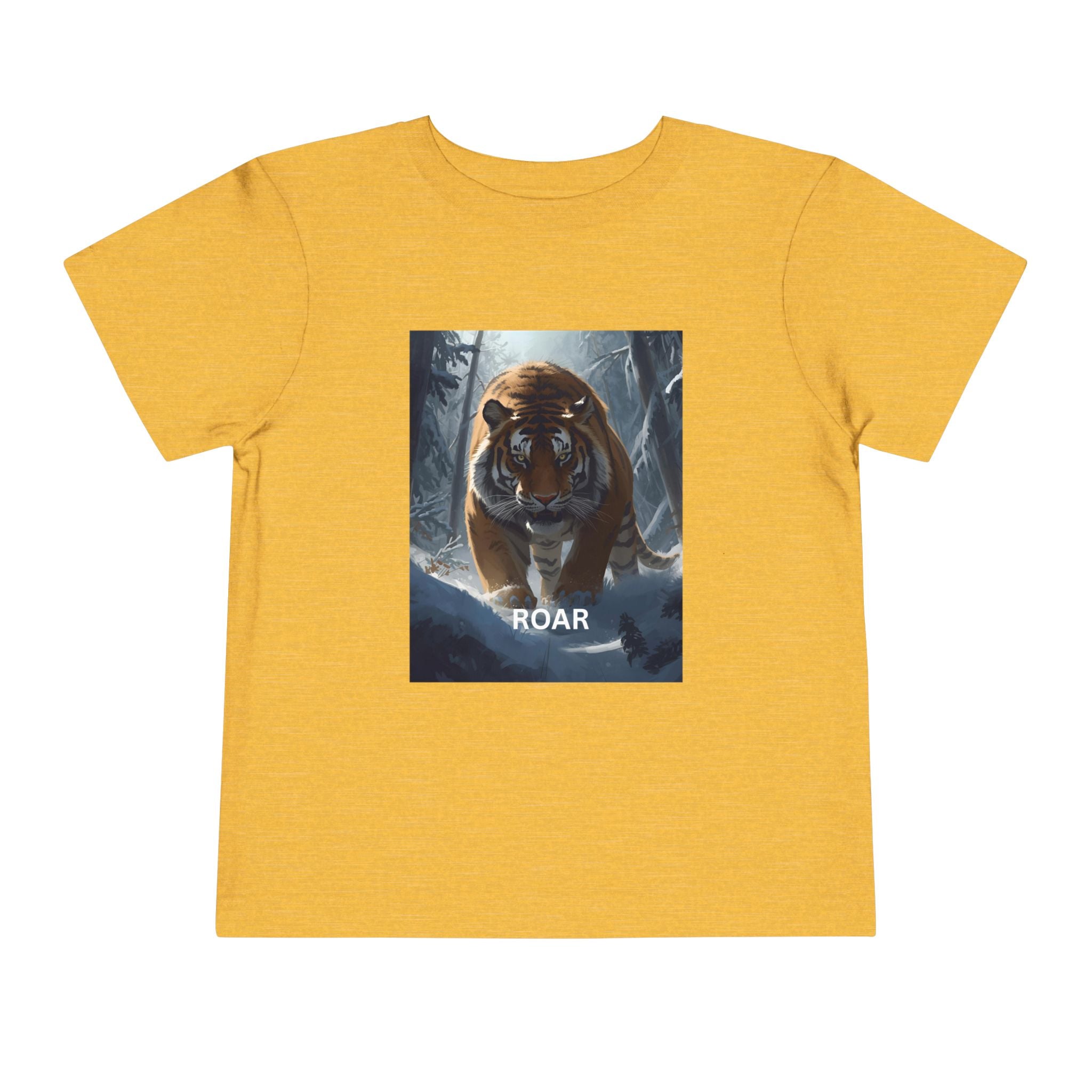 Tiger Roar Snow Toddler Short Sleeve Tee