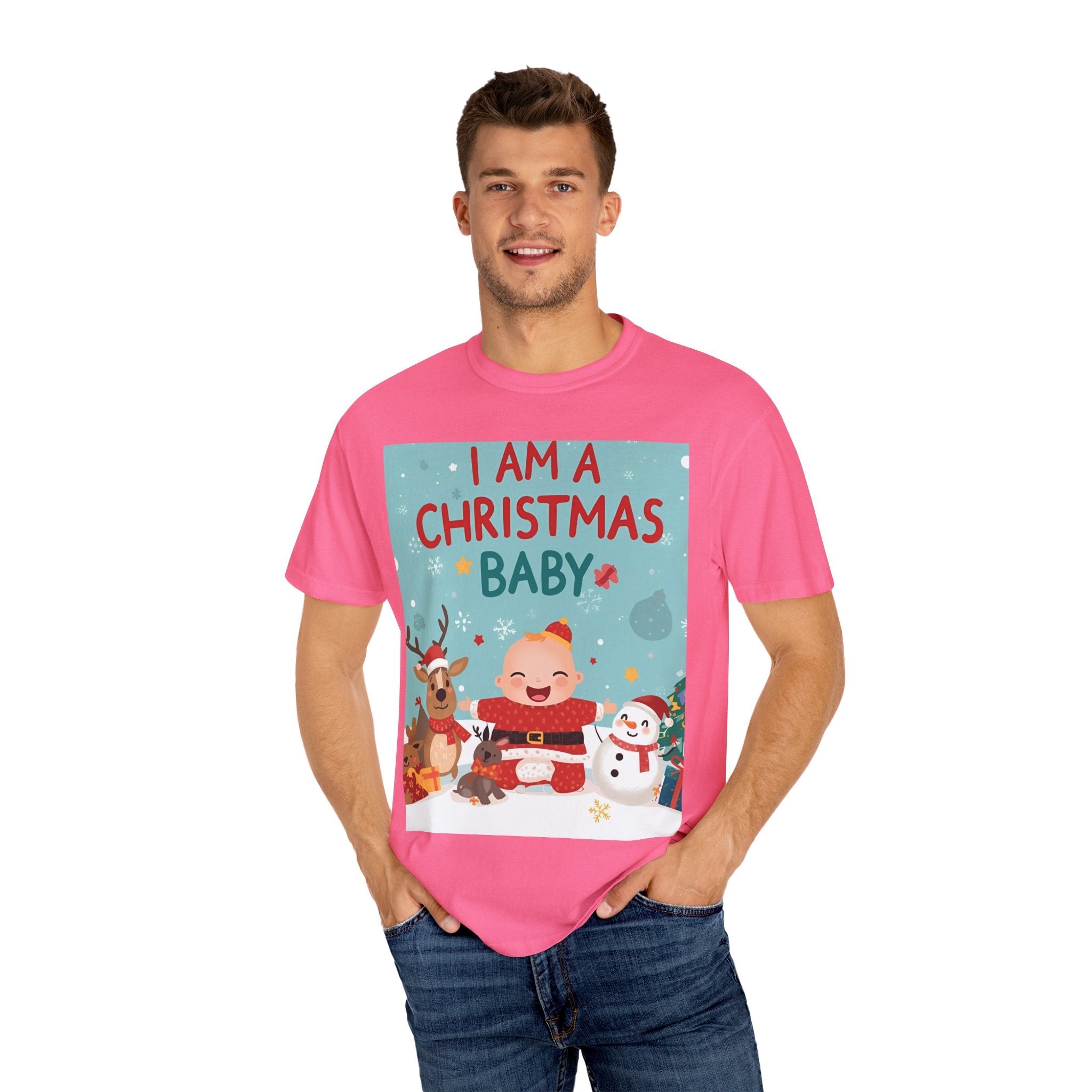 Christmas Baby T-shirt, Cute Christmas Shirt, Holiday Gift, Family Matching Tee, Unisex Kids Christmas Apparel, Baby's First Christmas