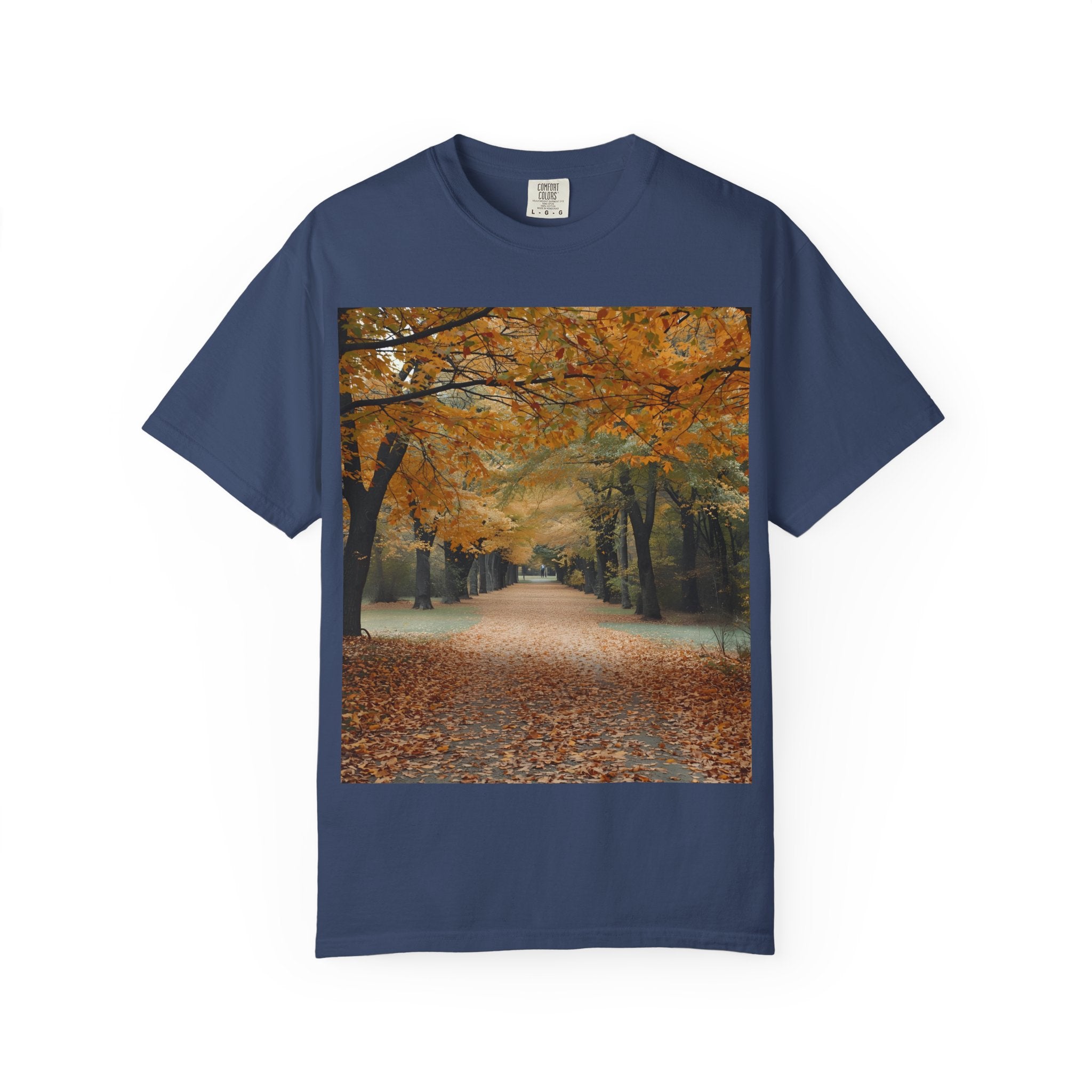 Autumn Pathways Unisex T-Shirt - Cozy Fall Vibes, Nature Lover's Tee, Seasonal Style, Perfect for Thanksgiving, Outdoors Events
