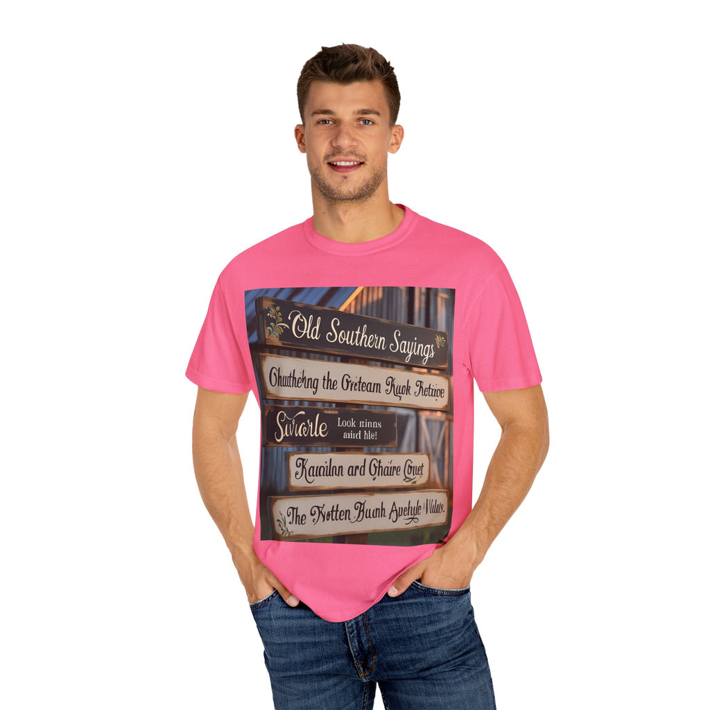 Old Southern Sayings Crossing Unisex T-shirt, Southern Pride Tee, Gift for Her/Him, Casual Wear, Vintage Style Shirt, Summer Wardrobe Essential