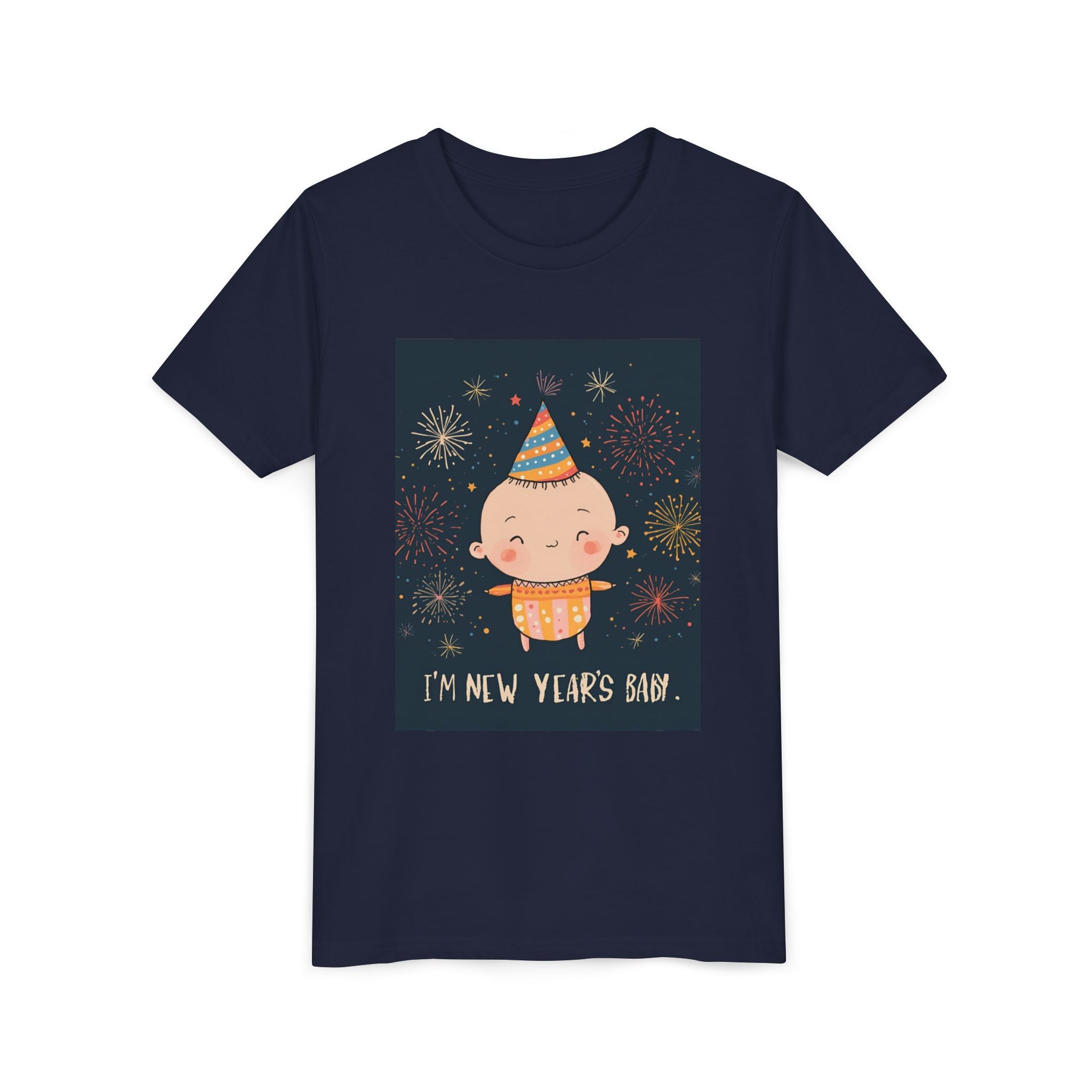 I Am A New Years Baby Youth Short Sleeve Tee