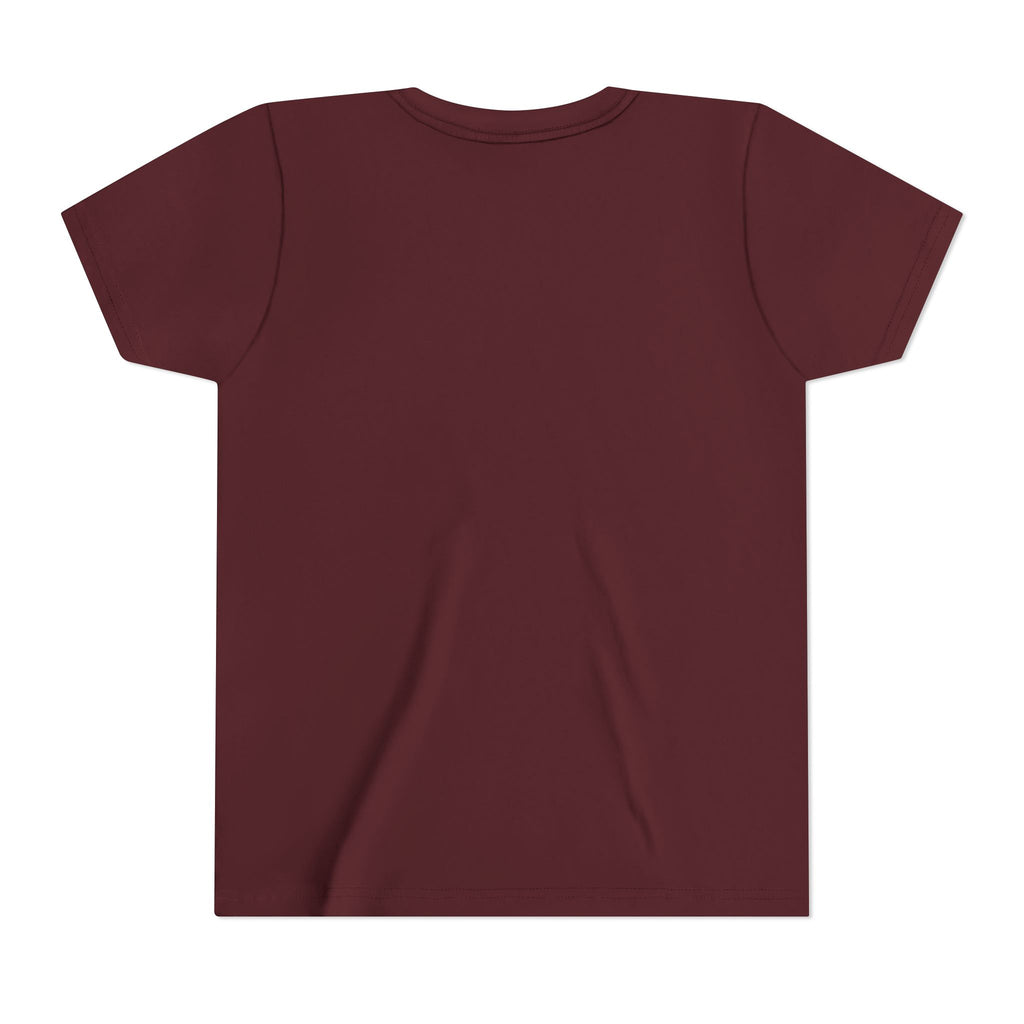 Cozy Christmas Youth Tee, Holiday Gift for Kids, Festive Short Sleeve Shirt, Winter Wear, Family Photos, Christmas Apparel