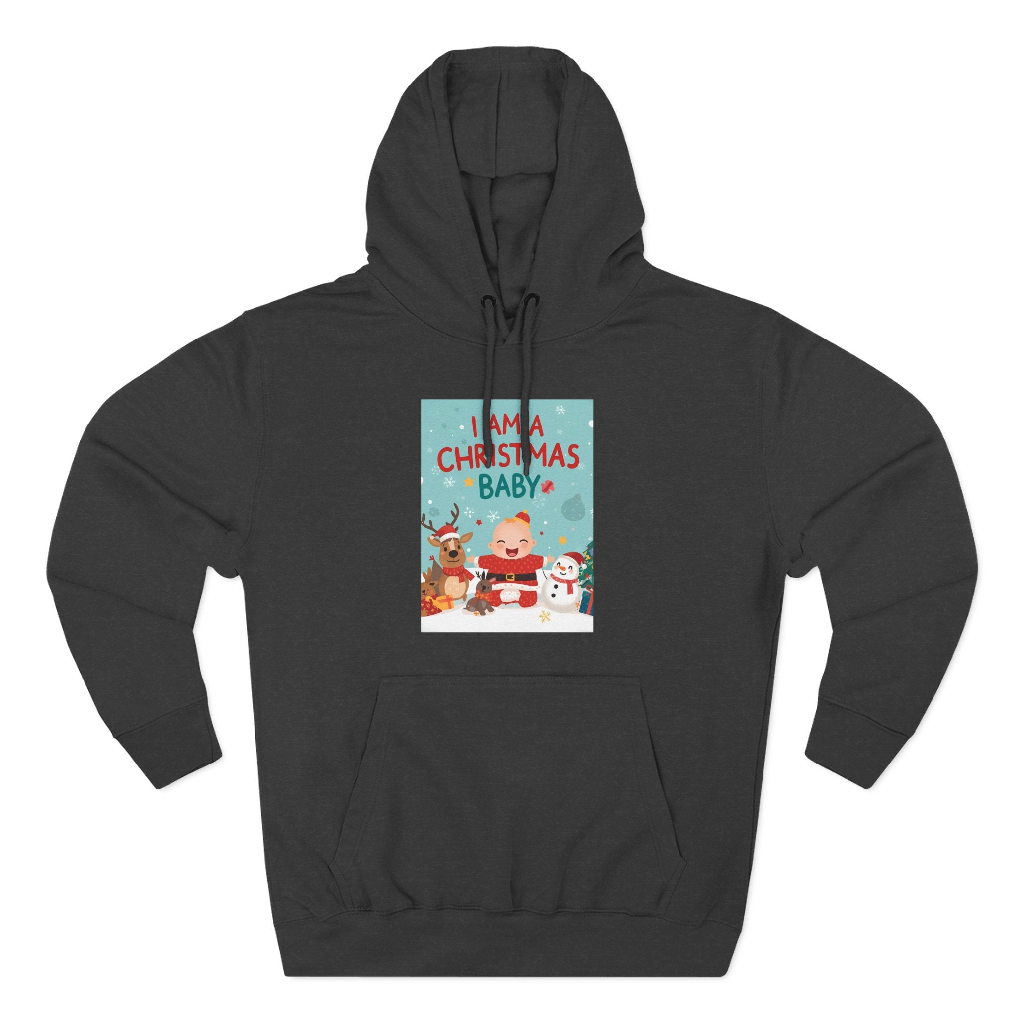 Chrstmas Three-Panel Fleece Hoodie
