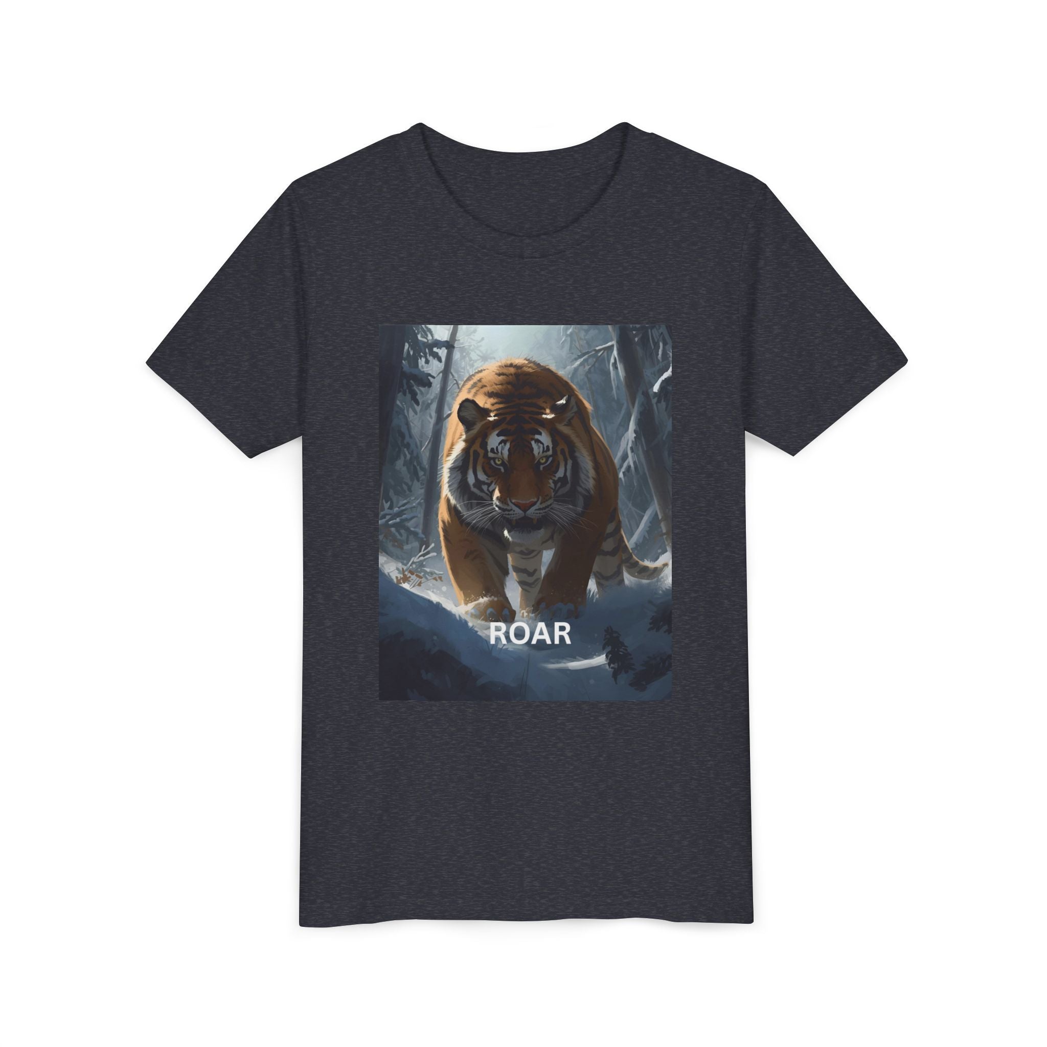 Tiger Roar Snow Youth Short Sleeve Tee