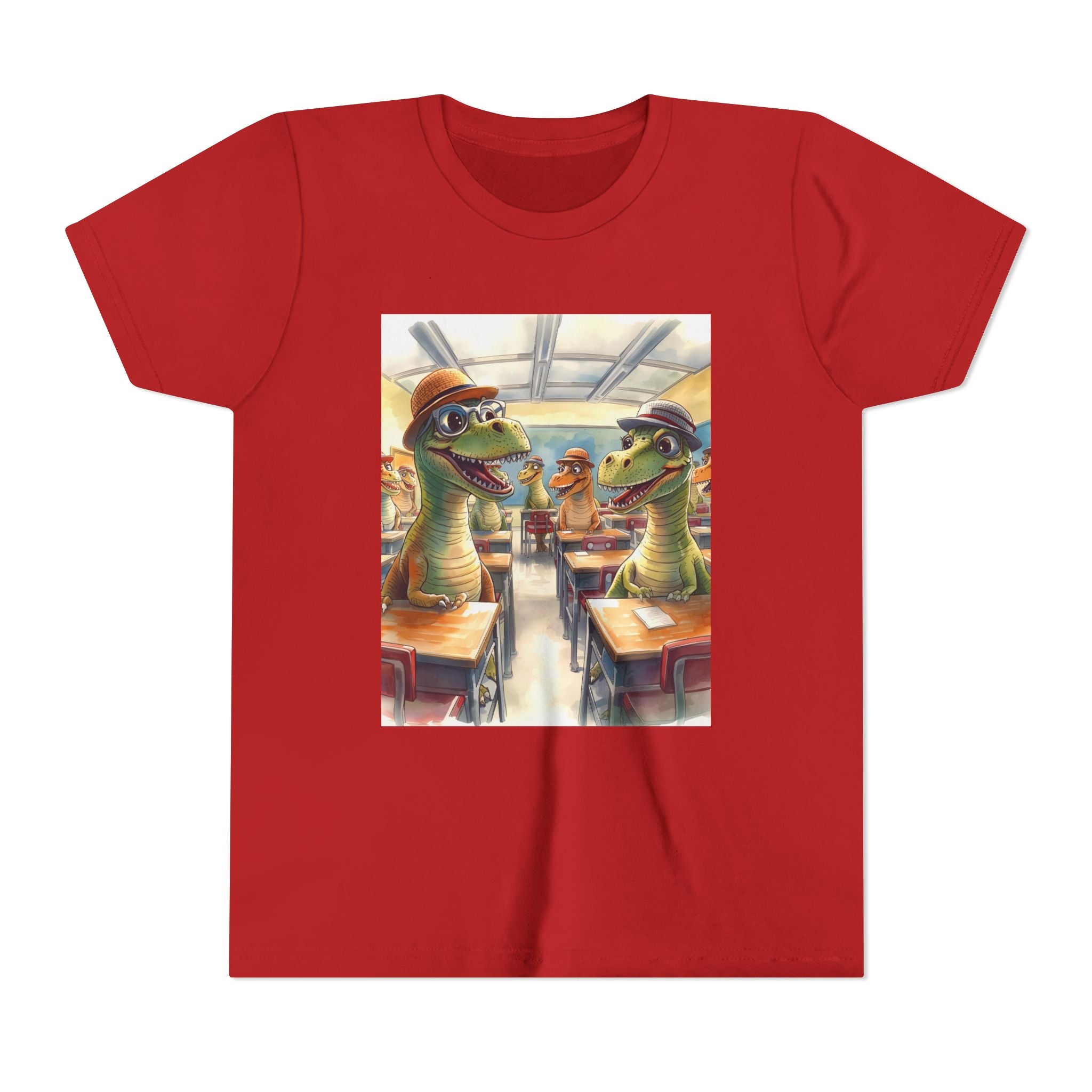 Dinosaur Classroom Youth Short Sleeve Tee