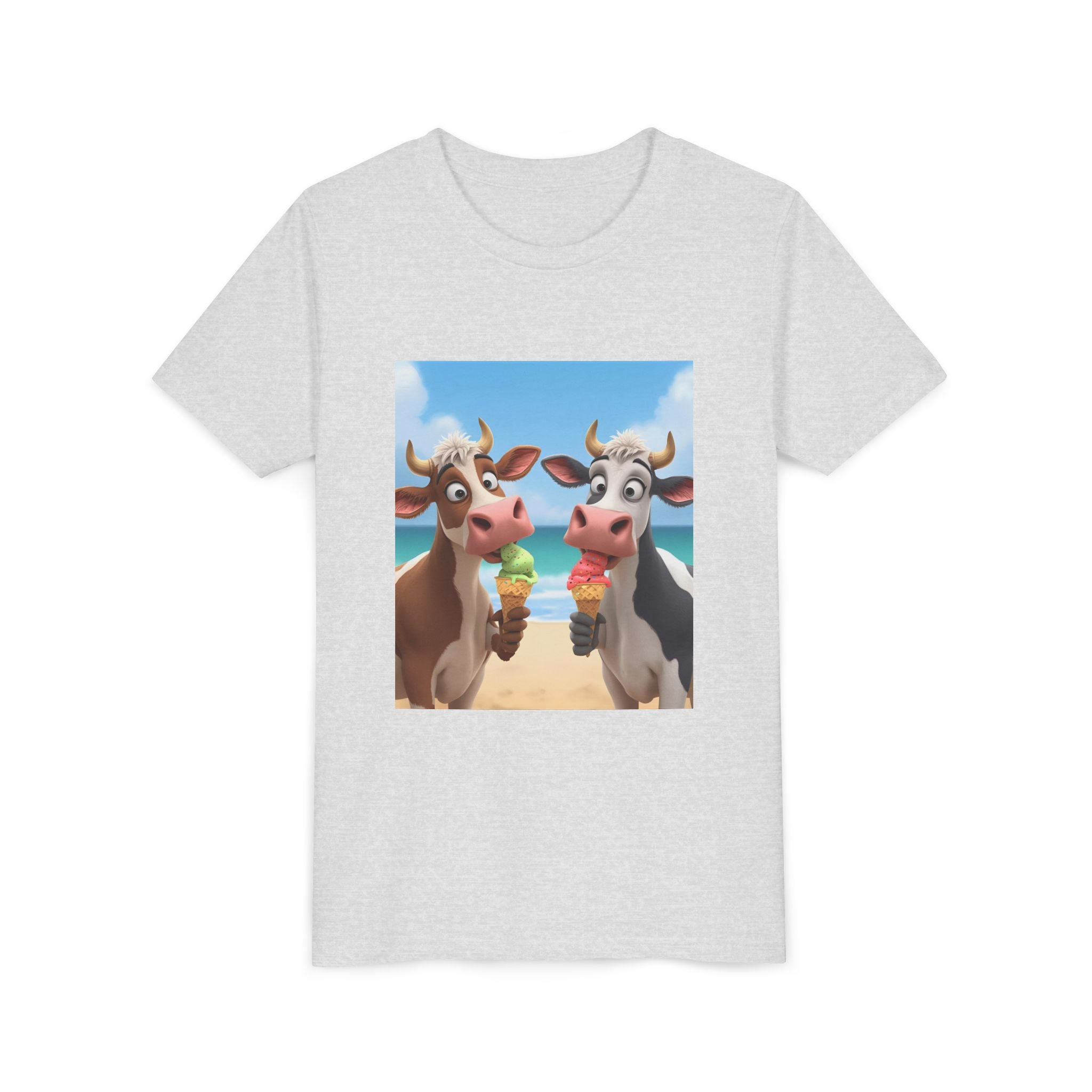 Beachy Cow Youth Short Sleeve Tee