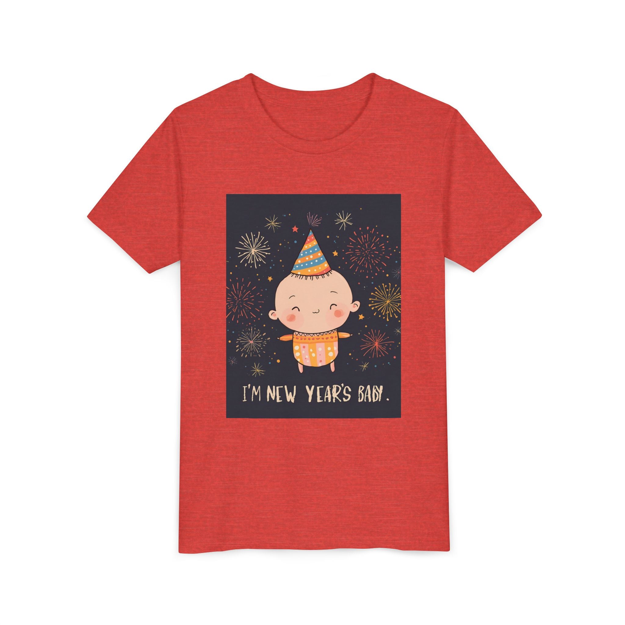 I Am A New Years Baby Youth Short Sleeve Tee