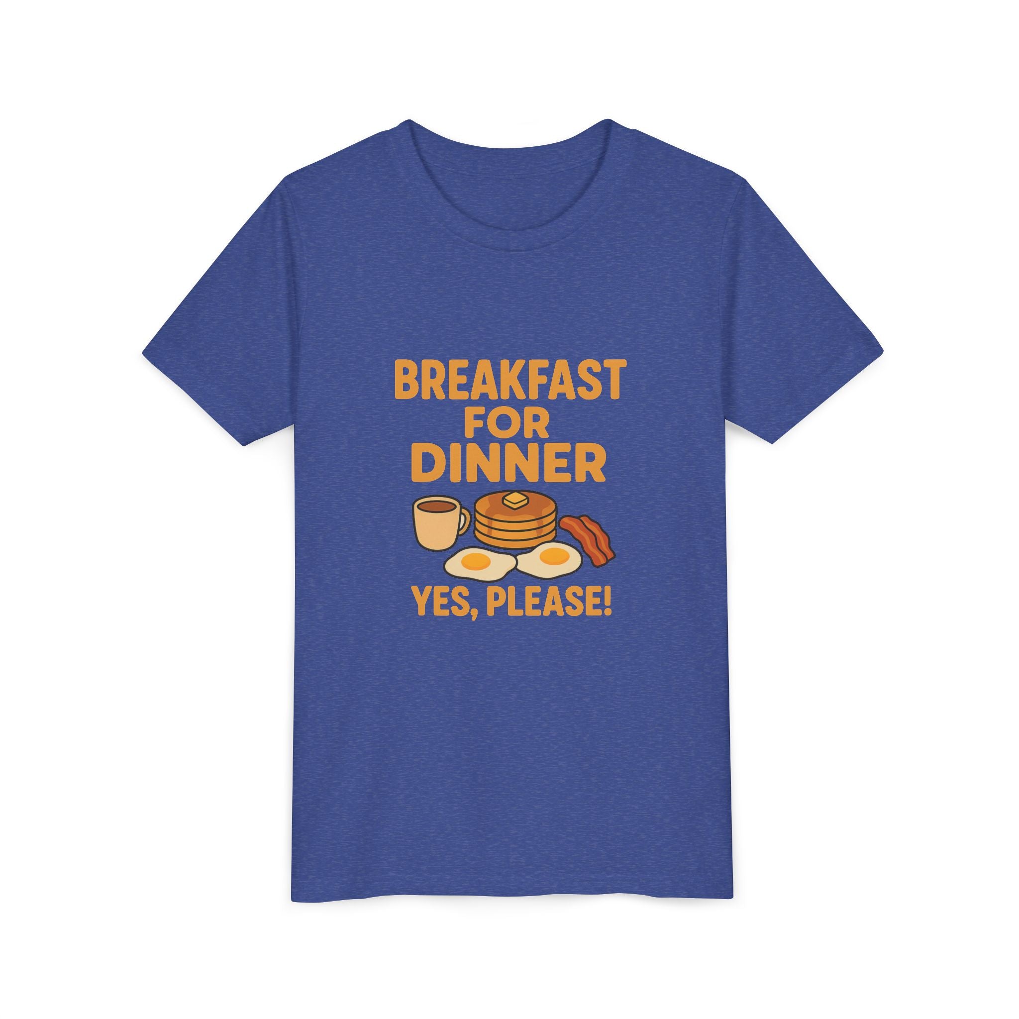 Breakfast For Dinner Youth Short Sleeve Tee