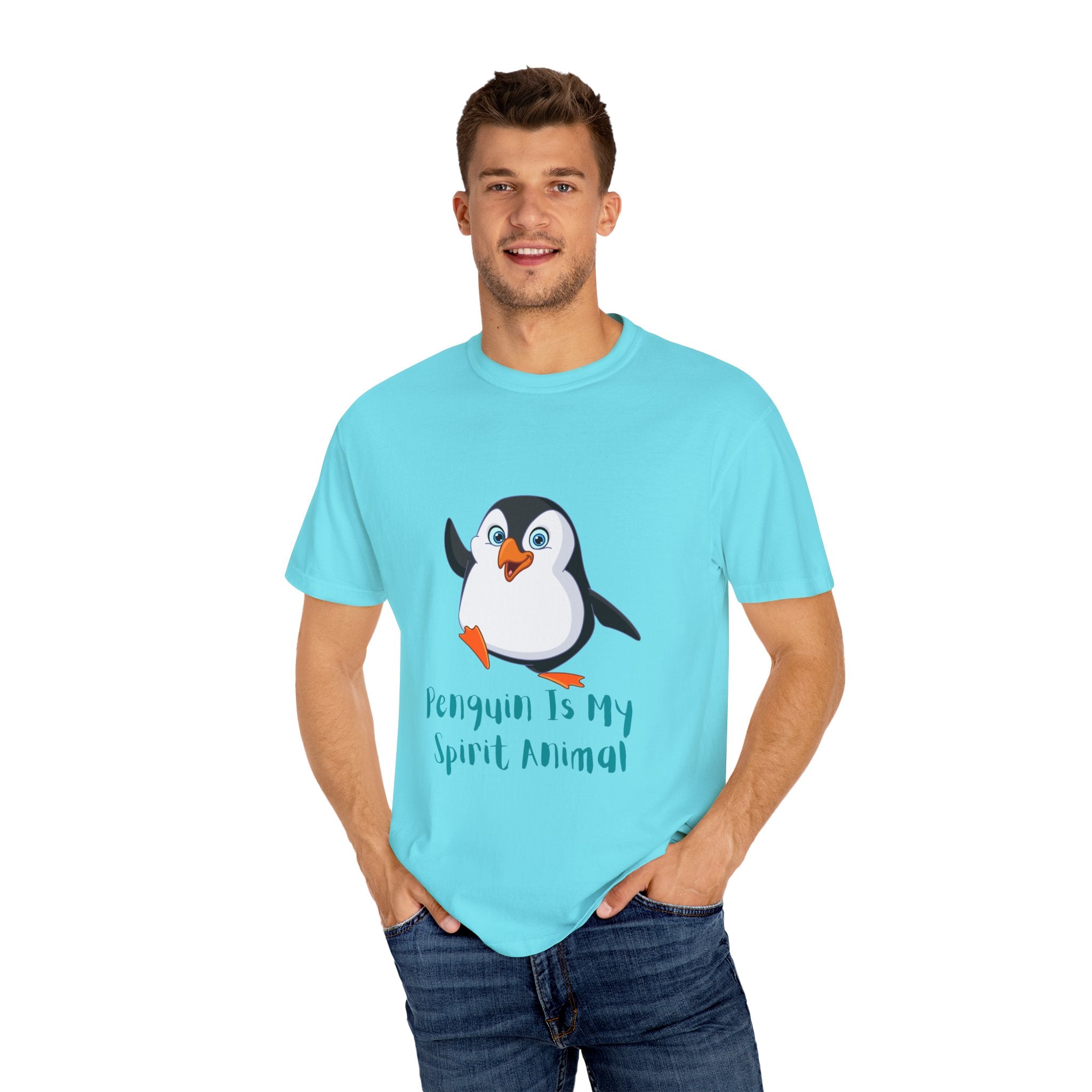Penguin Spirit Animal T-Shirt - Fun Graphic Tee, Animal Lover Gift, Casual Wear, Unisex Fashion, Cute Birthday Top