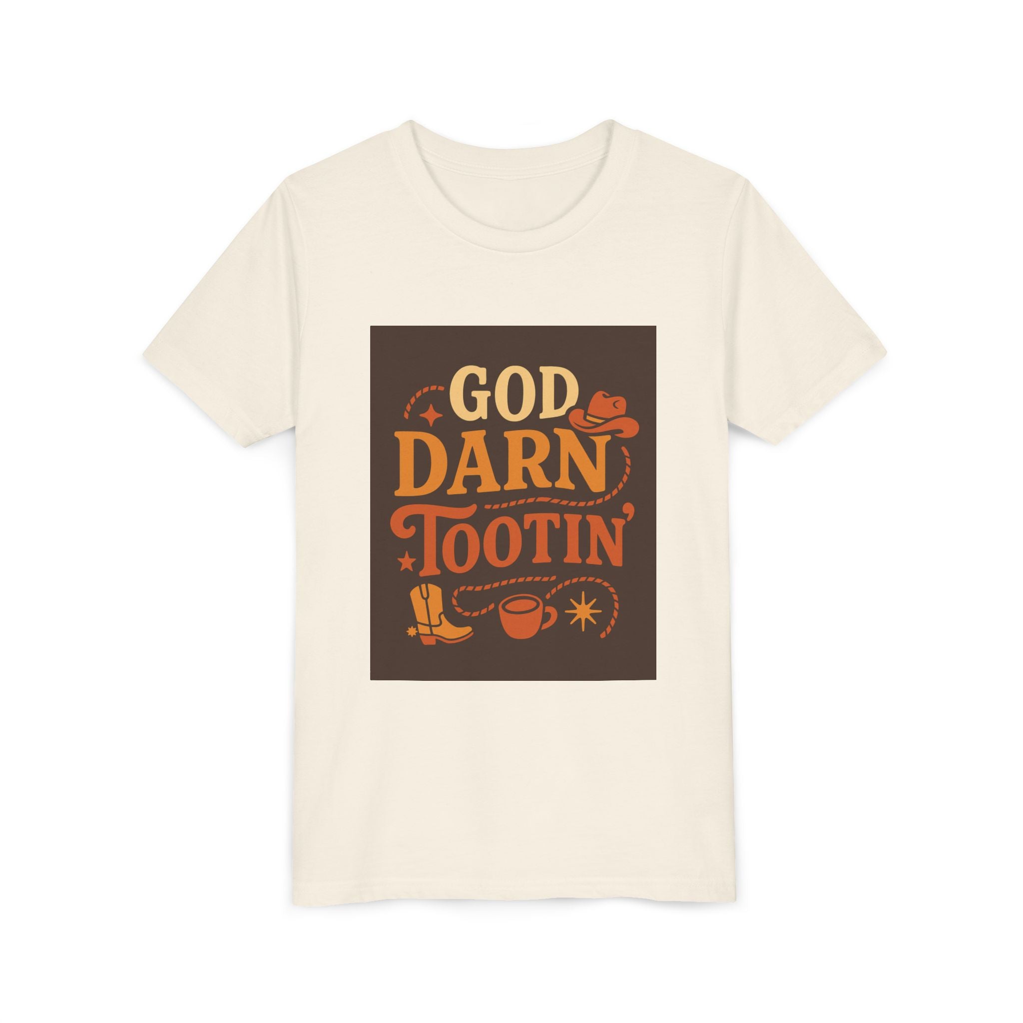 God Darn Tootin Youth Short Sleeve Tee