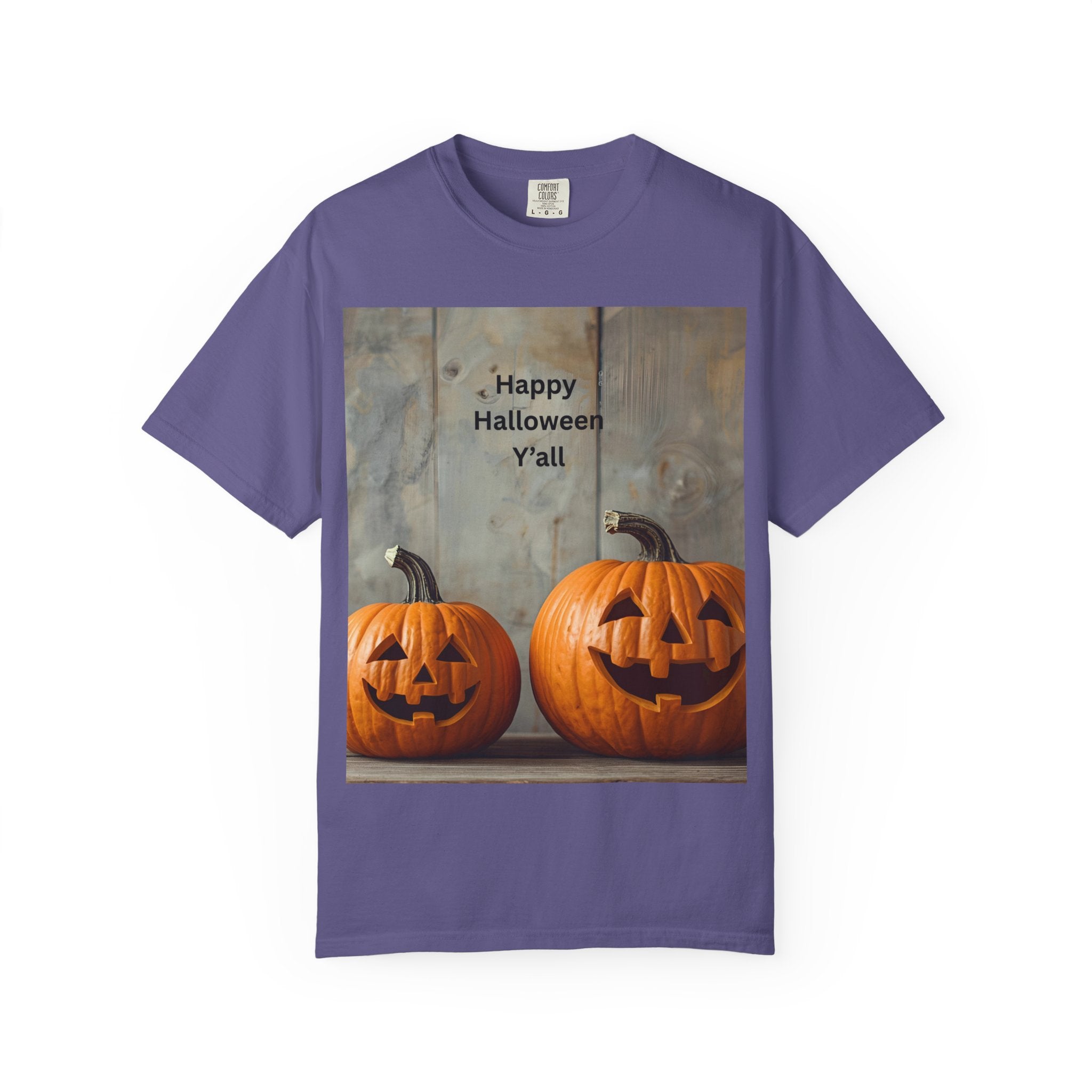 Happy Halloween Unisex T-Shirt, Spooky Fall Tee, Pumpkin Graphic Shirt, Halloween Costume Top, Fall Celebration Wear