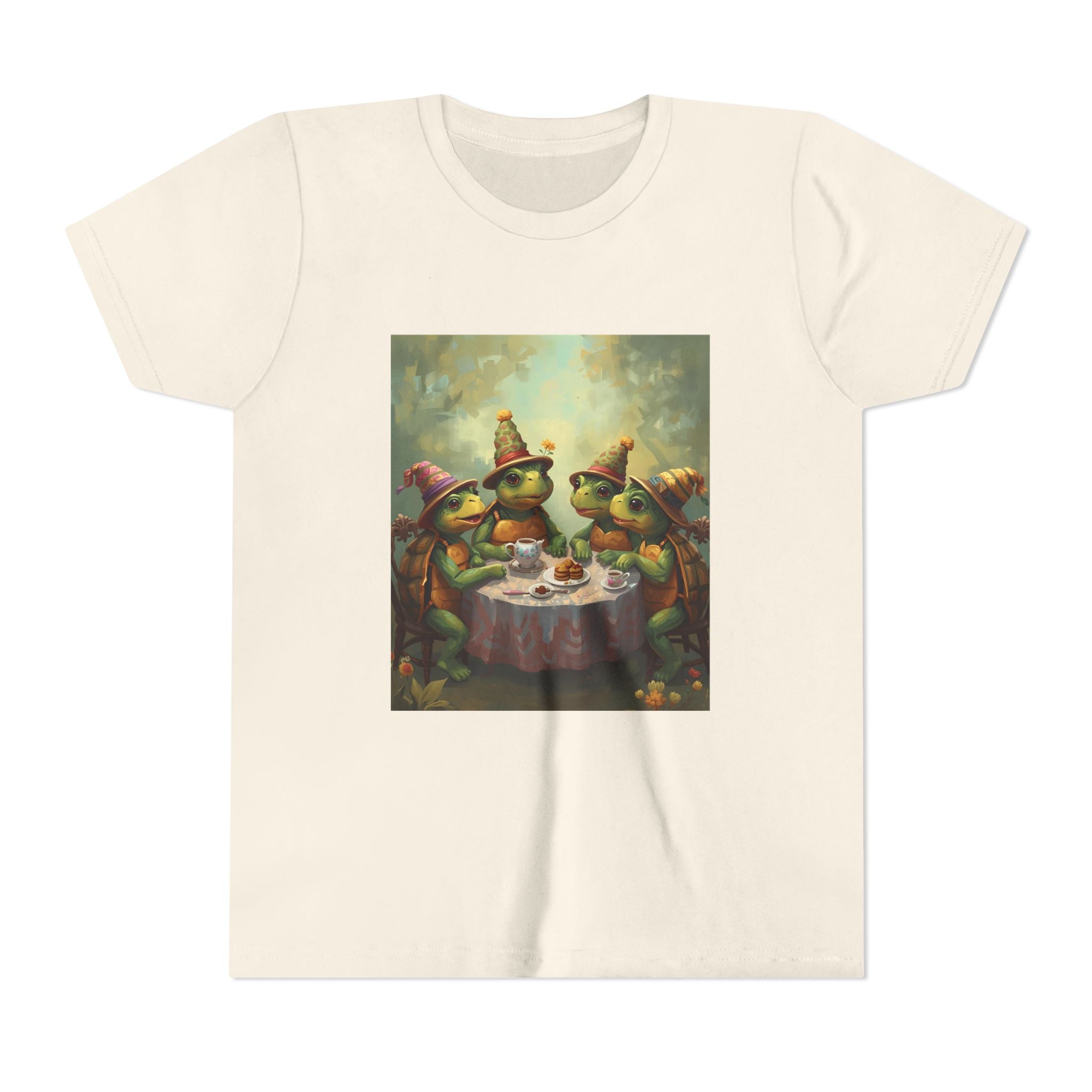 Whimsical Turtle Youth Short Sleeve Tee