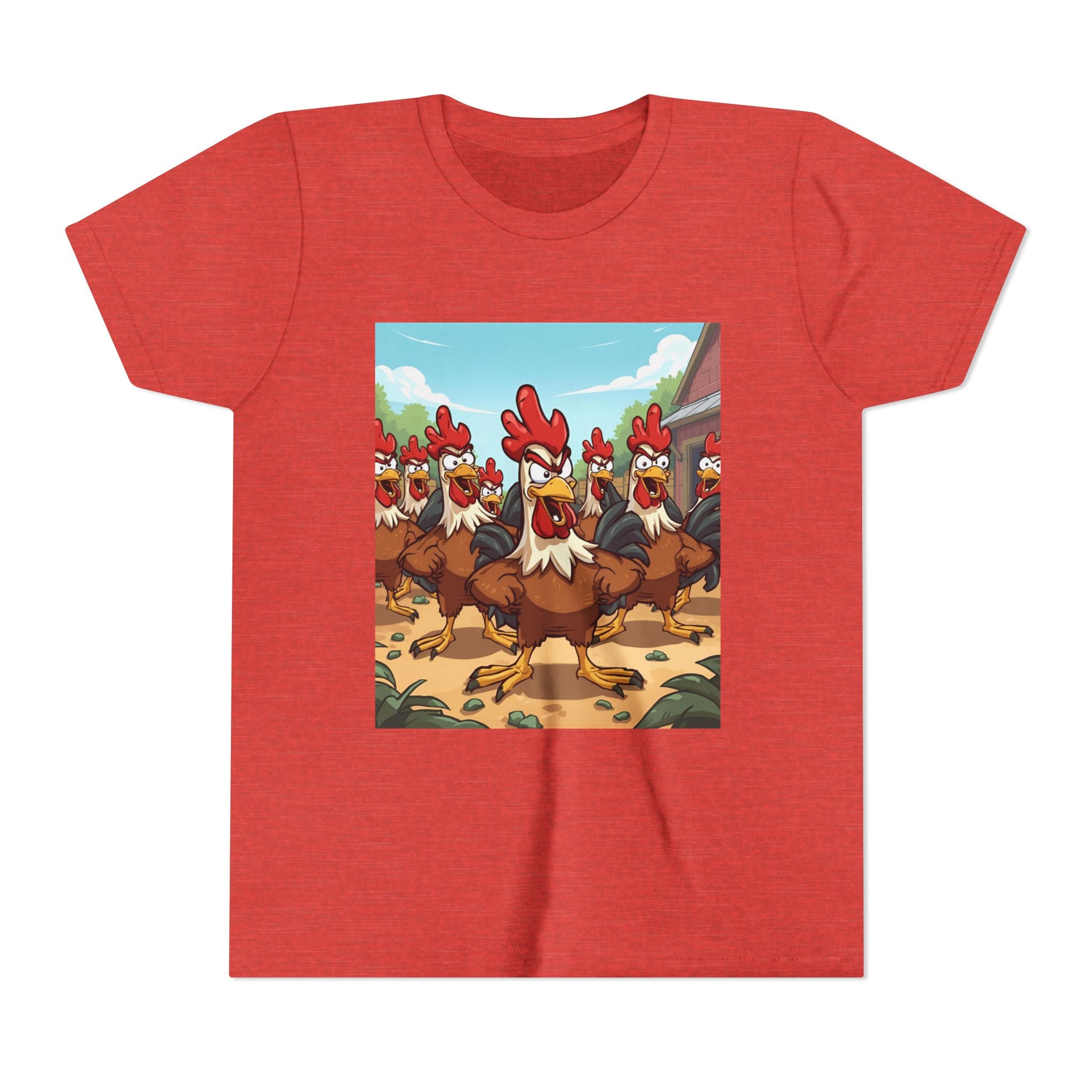 Chicken Funny Youth Short Sleeve Tee