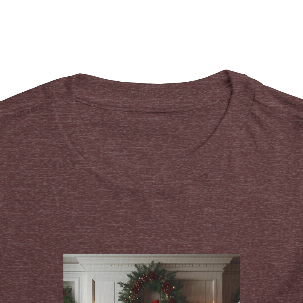 Cozy Christmas Toddler Tee, Holiday Kids Shirt, Cute Winter Tee, Toddler Christmas Outfit, Festive Short Sleeve Shirt