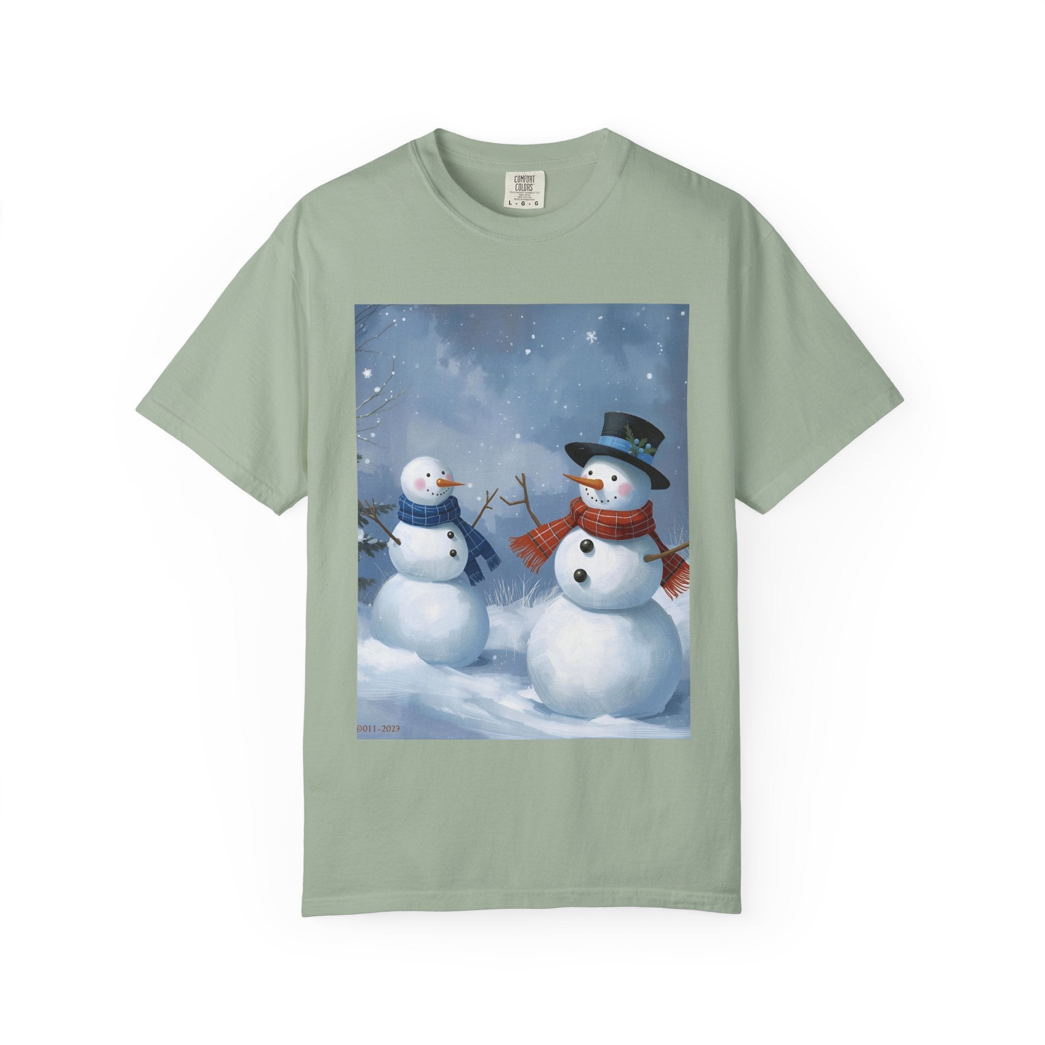 Christmas Snowman Family T-Shirt, Holiday Gift, Cozy Tee, Unisex Snowman Shirt, Festive Apparel, Winter Celebration Wear