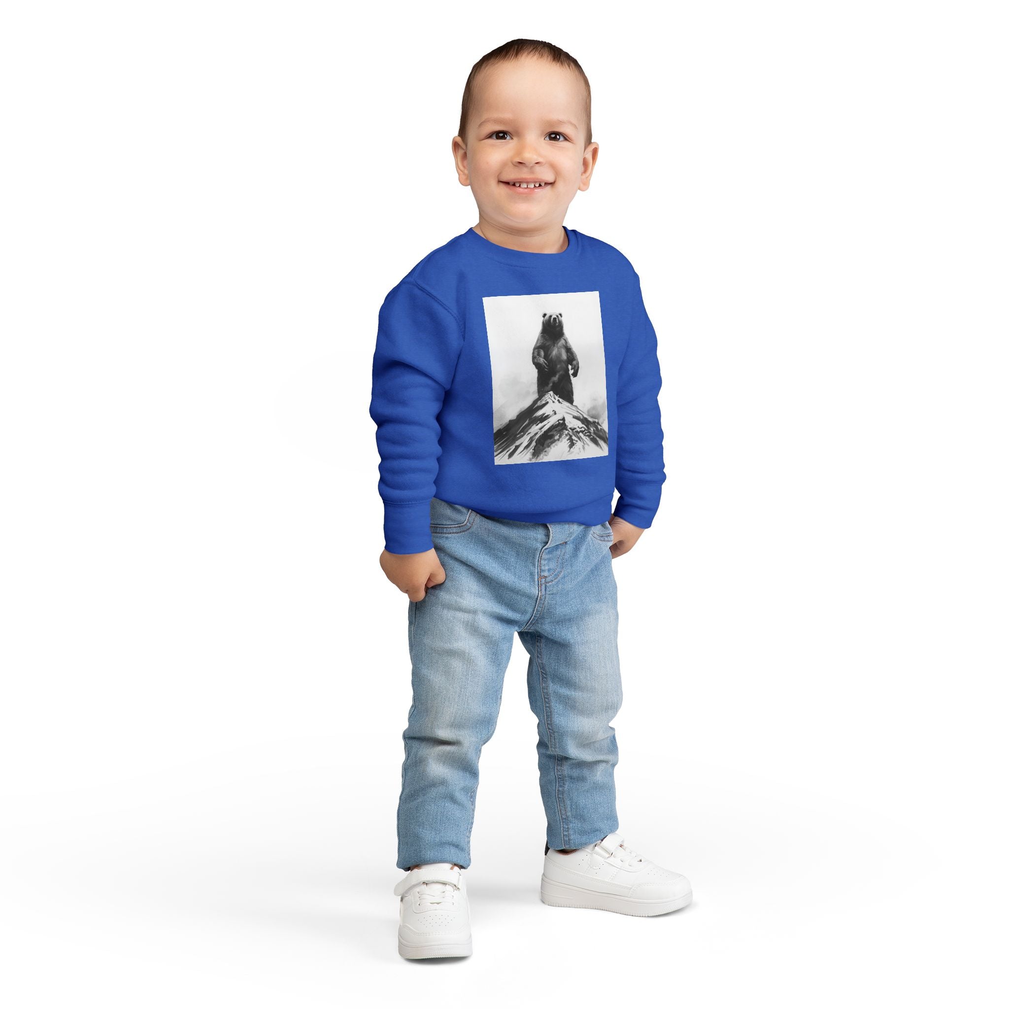 Bear Mountain Snow Toddler Sweatshirt