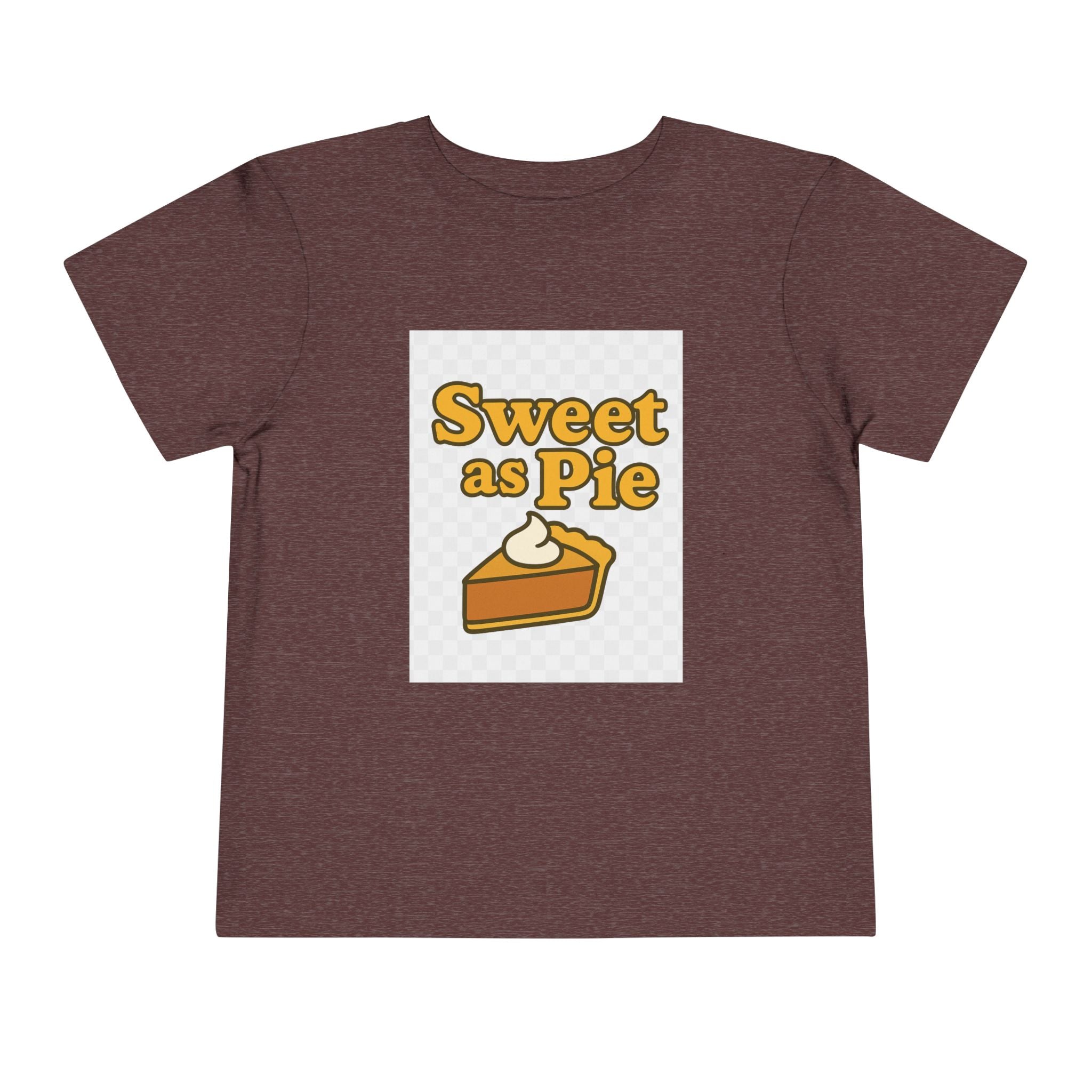 Sweet as Pie Toddler Tee - Cute Short Sleeve Shirt for Kids