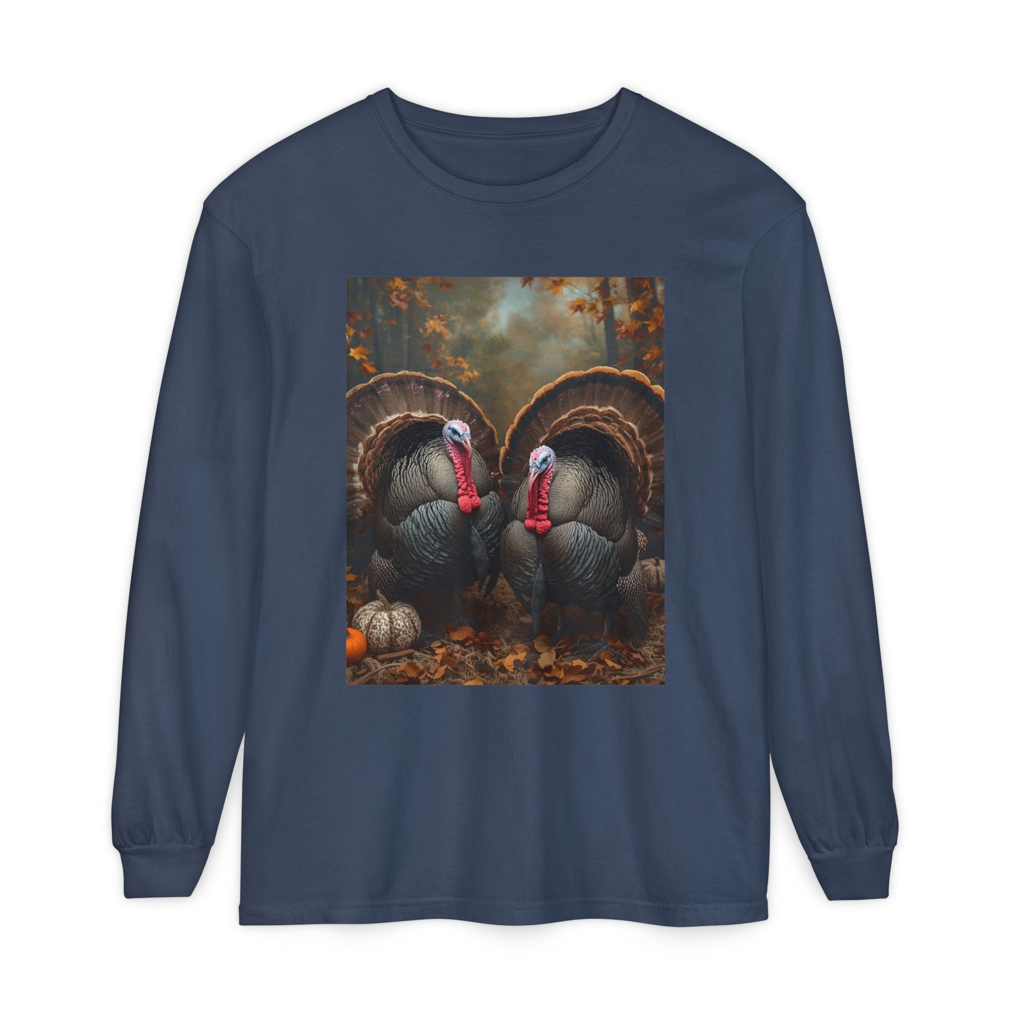 Unisex Garment-dyed Long Sleeve T-Shirt