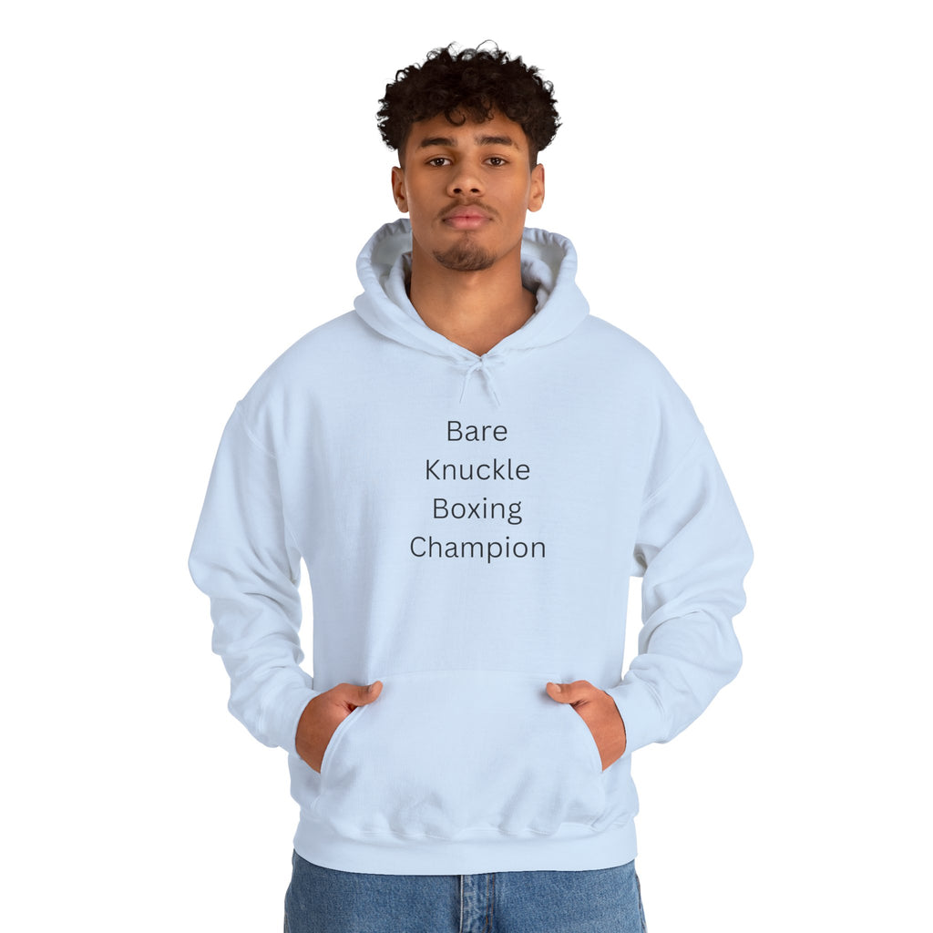 Bare Knuckle Boxing Champion Hoodie | Unisex Sweatshirt, Gift for Boxers, Fitness Apparel, Sportswear, Boxing Champion Merchandise