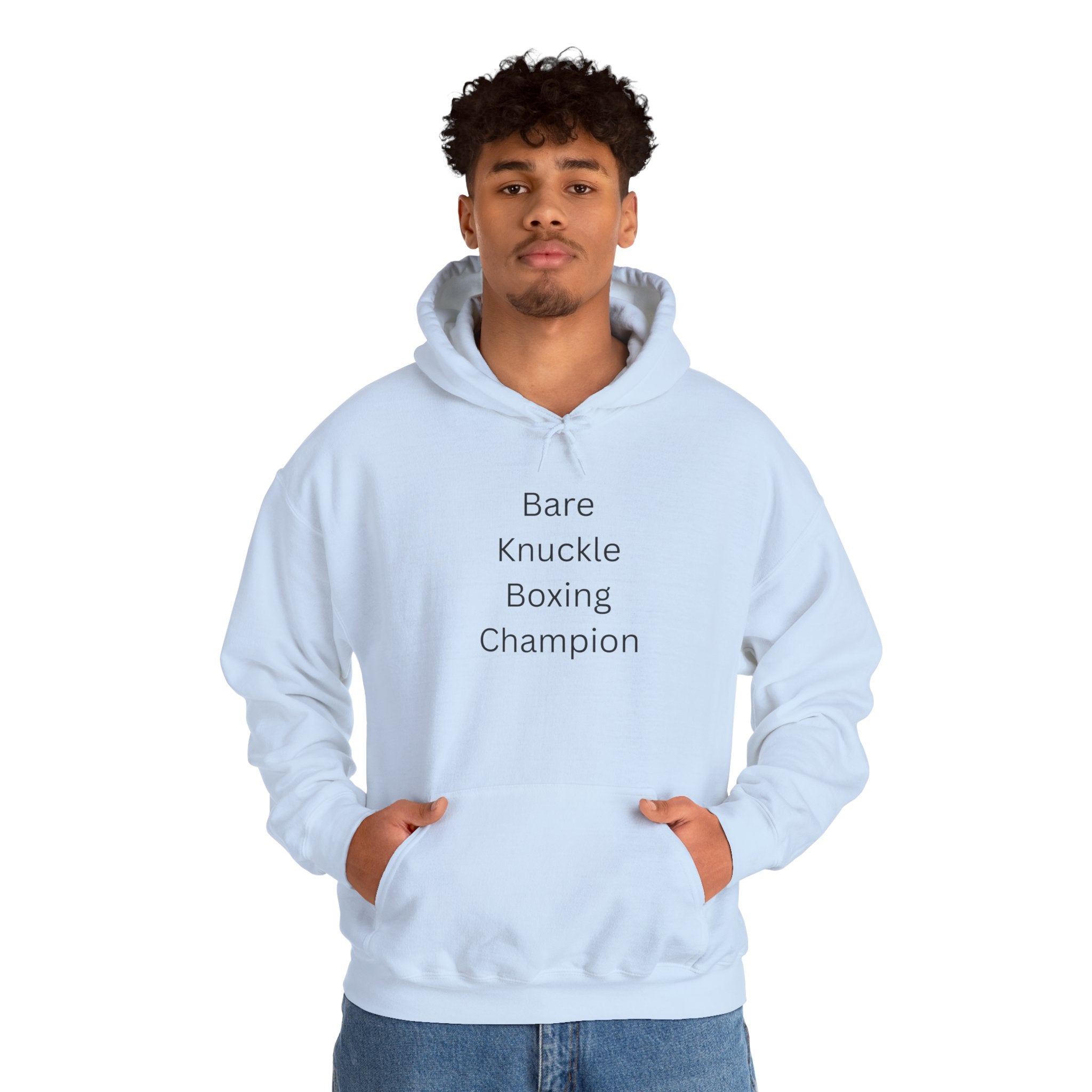 Bare Knuckle Boxing Champion Hoodie | Unisex Sweatshirt, Gift for Boxers, Fitness Apparel, Sportswear, Boxing Champion Merchandise