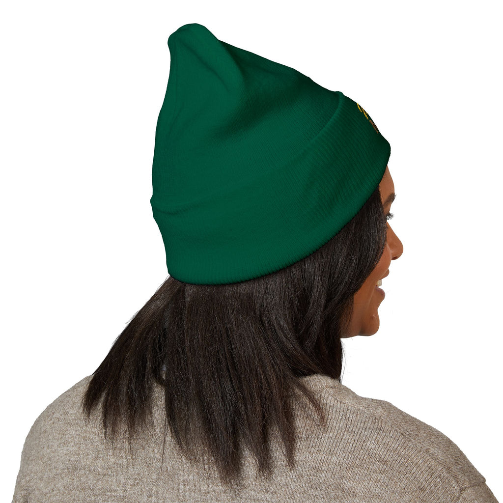 Mama Mode Embroidered Cuffed Beanie — Cozy Mom Hat, New Mom Gift