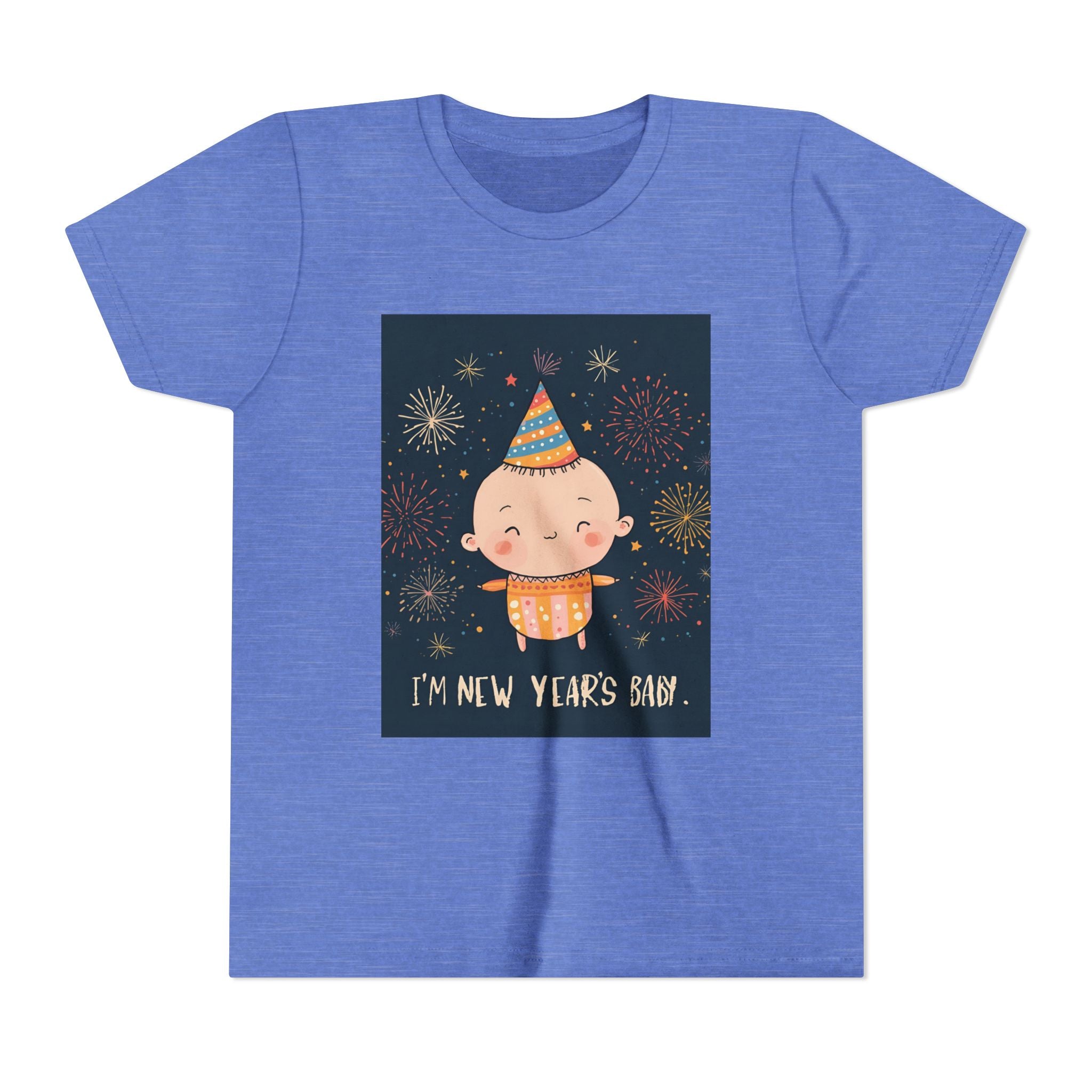 I Am A New Years Baby Youth Short Sleeve Tee