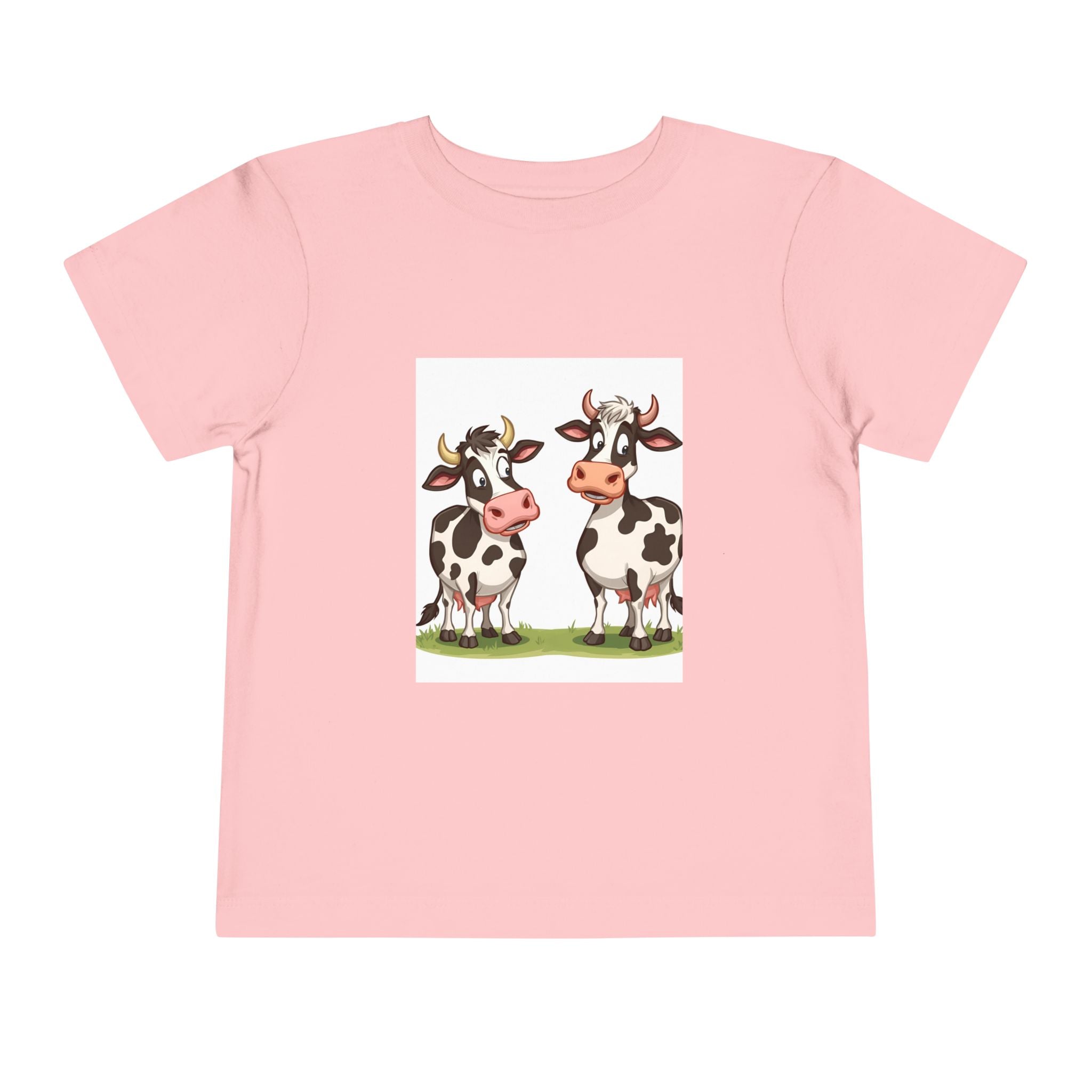 Cute Cows Toddler Short Sleeve Tee