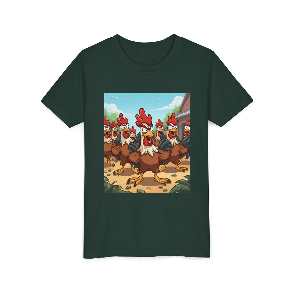 Chicken Funny Youth Short Sleeve Tee