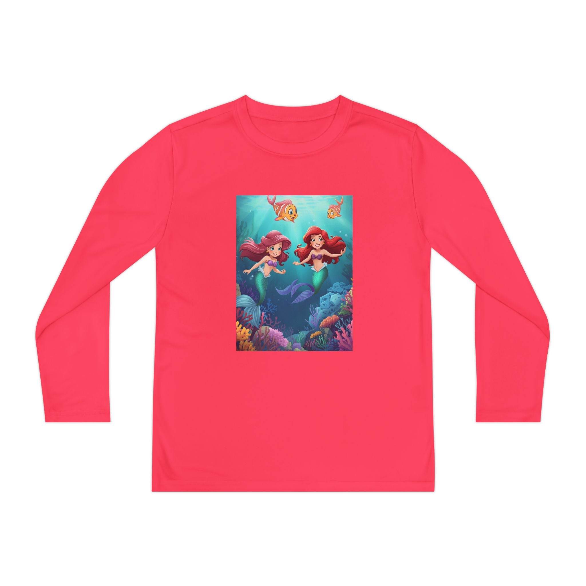 Mermaid Youth Long Sleeve Competitor Tee