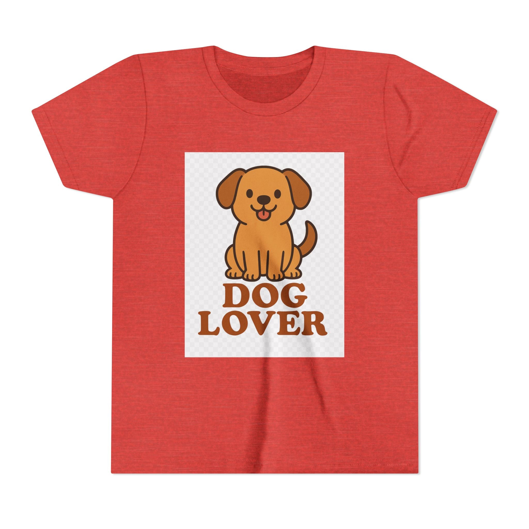 Cute Dog Lover Youth T-Shirt, Pet Lover Gift, Animal Tee, Kids Dog Shirt, Birthday Present for Kids, Fun Youth Apparel