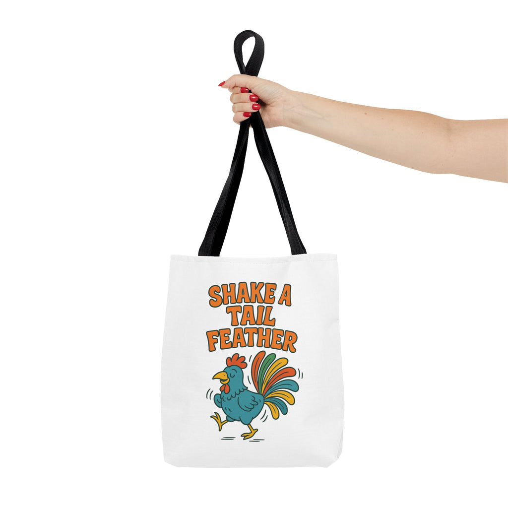 Shake A Tail Feather Funny Chicken Tote