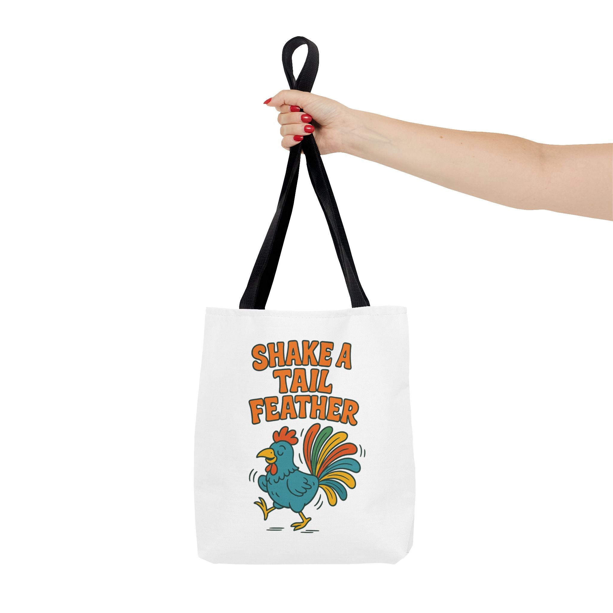 Shake A Tail Feather Funny Chicken Tote