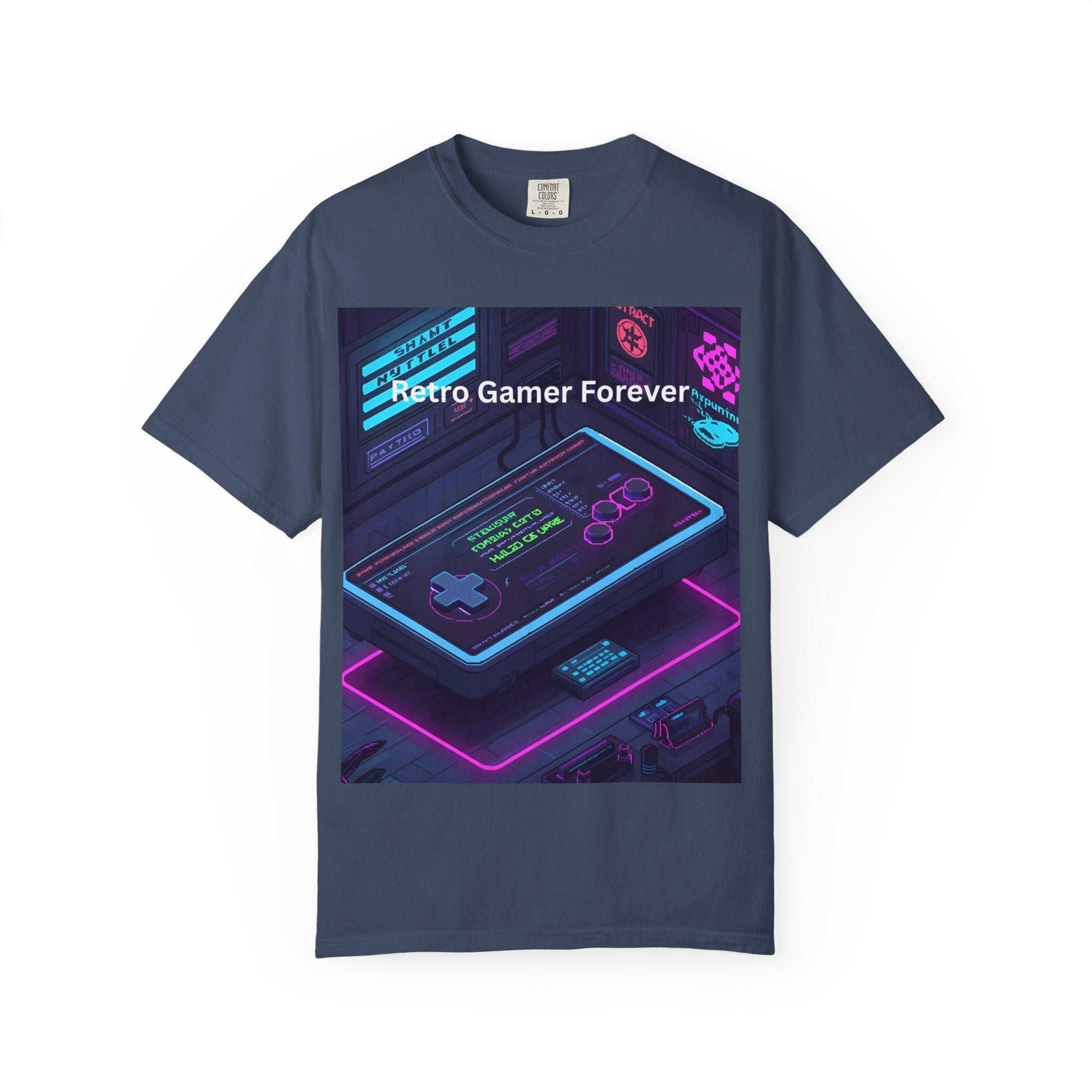 Retro Game Controller Unisex Garment-Dyed T-shirt