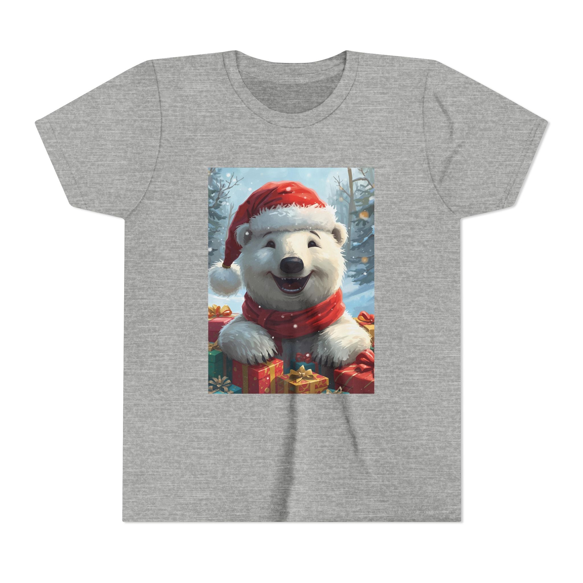 Christmas Bear Youth Short Sleeve Tee