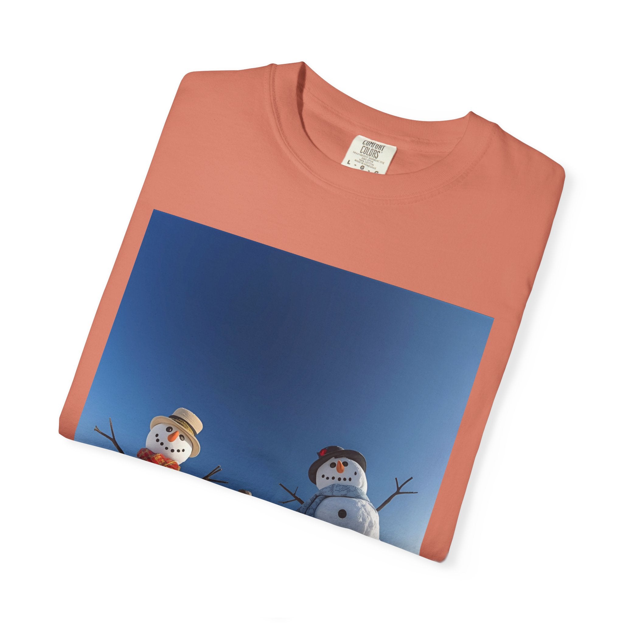 Festive Christmas Winter Wonderland Snowman T-shirt, Holiday Apparel, Christmas Gift, Unisex Tees, Cozy Winter Outfit, Family Fun