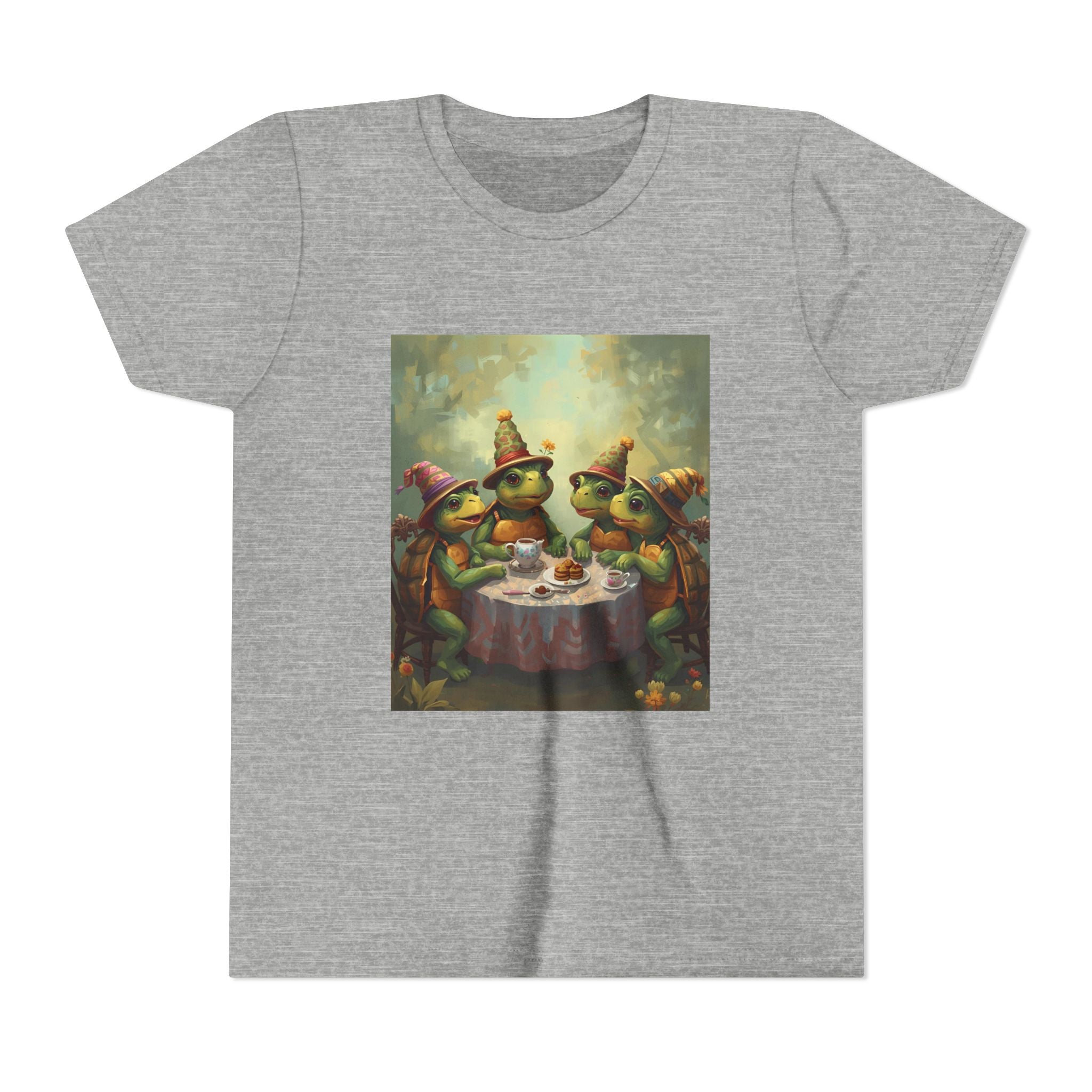 Whimsical Turtle Youth Short Sleeve Tee