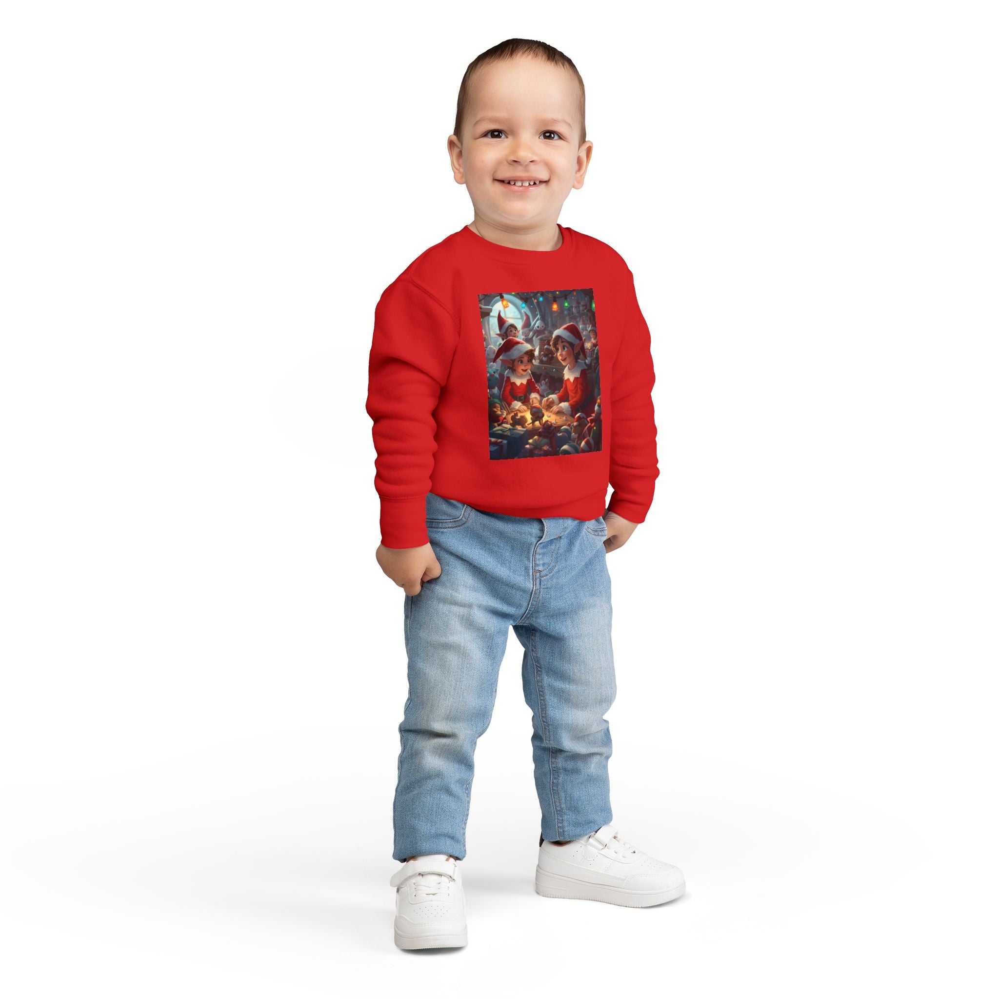 Christmas Elf Toddler Sweatshirt